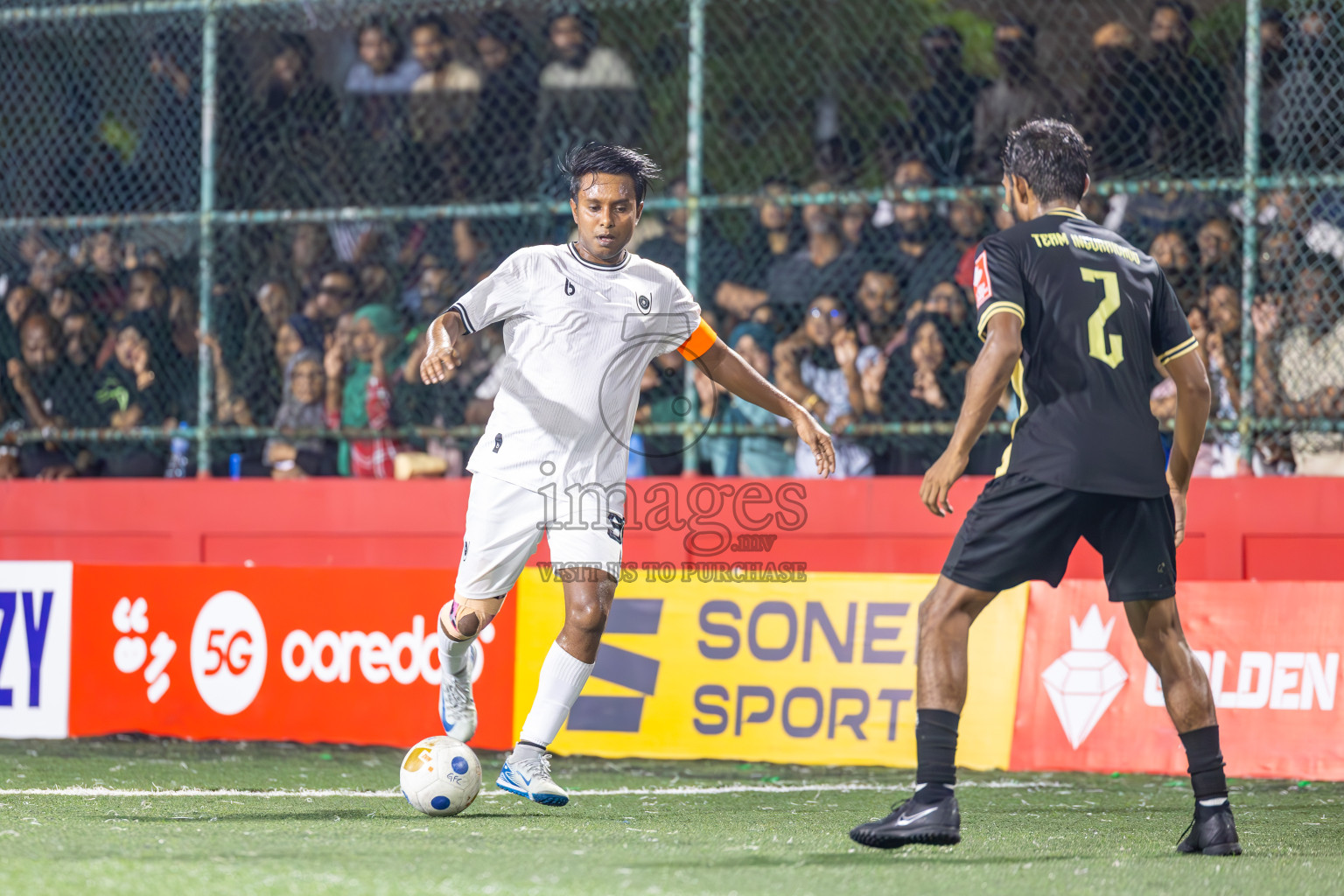 R Dhuvaafaru vs R Inguraidhoo in Raa Atoll Final in Day 24 of Golden Futsal Challenge 2025 was held on Tuesday , 28th January 2025, in Hulhumale', Maldives. Photos: Ismail Thoriq / images.mv