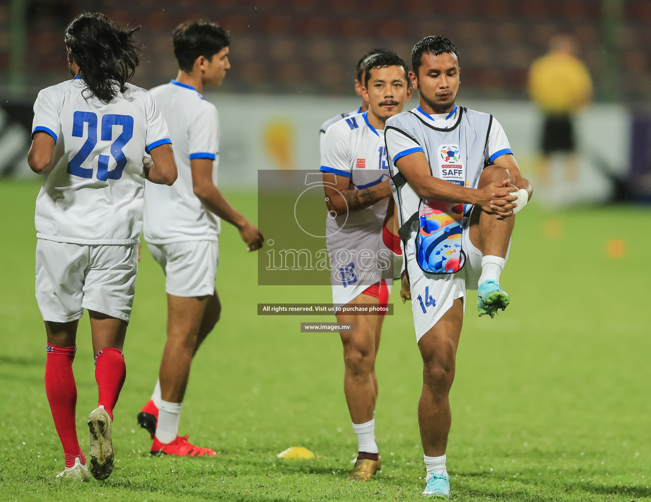 Nepal vs Sri Lanka in SAFF Championship 2021 held on 4th October 2021 in Galolhu National Stadium, Male', Maldives