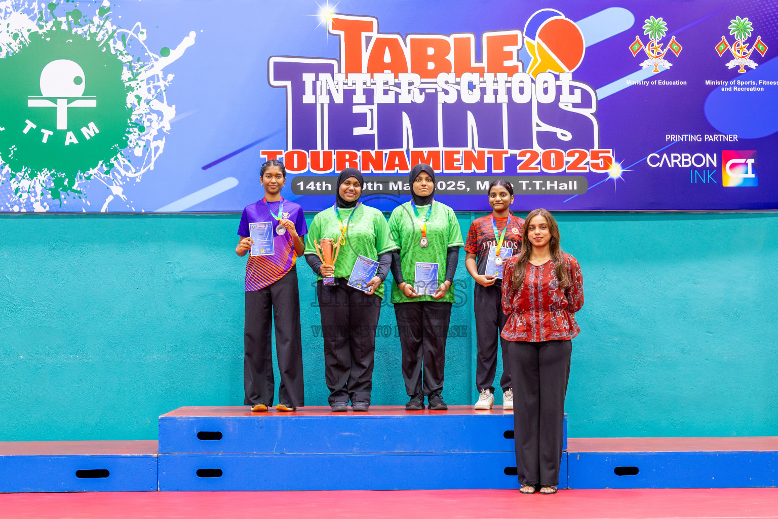 Day 8 of Interschool Table Tennis Tournament 2025 held at Male' TT Hall, Male', Maldives on Thursday, 22nd May 2025.
Photos by: Ismail Thoriq / images.mv