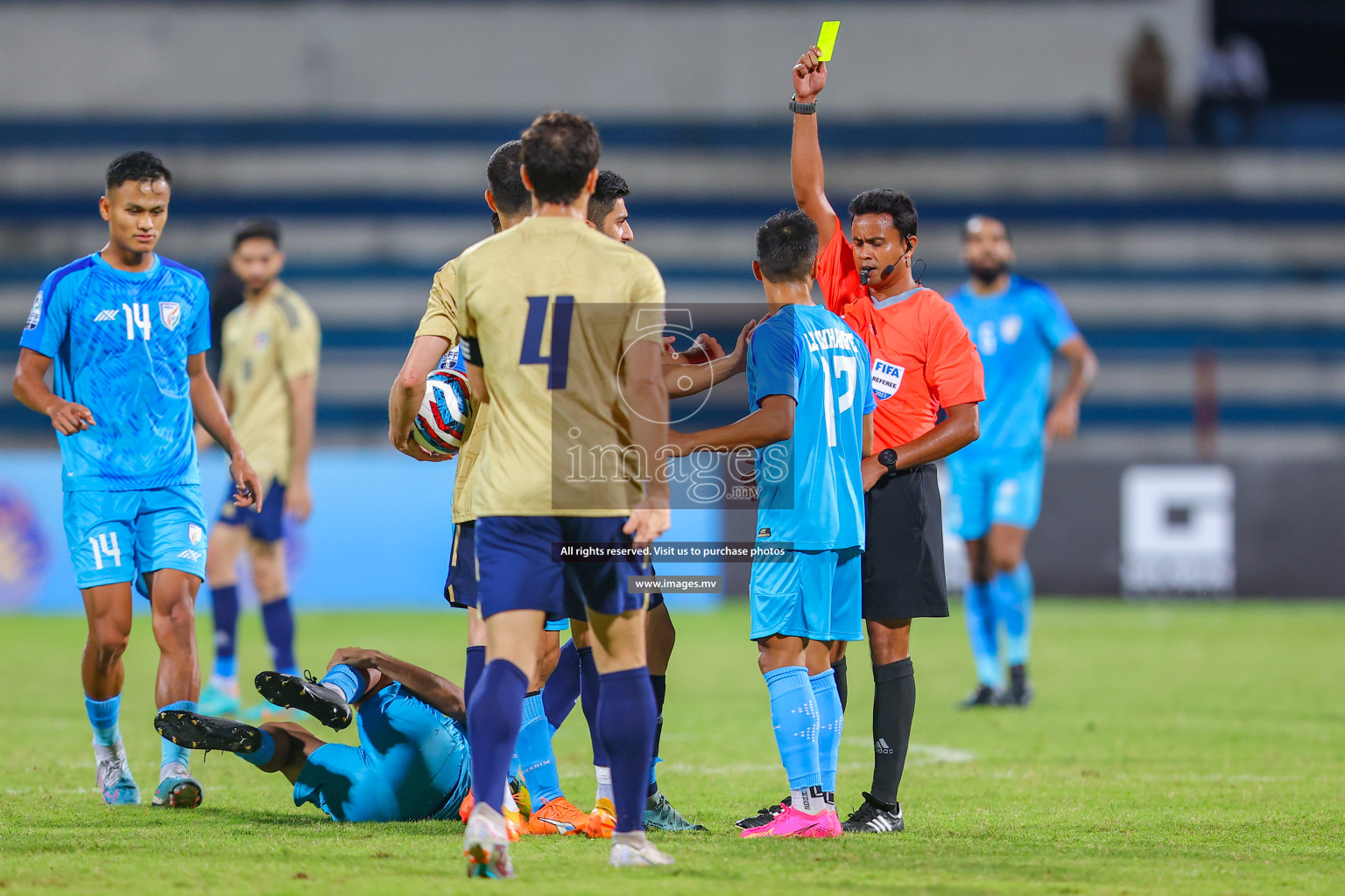 India vs Kuwait in SAFF Championship 2023 held in Sree Kanteerava Stadium, Bengaluru, India, on Tuesday, 27th June 2023. Photos: Nausham Waheed/ images.mv