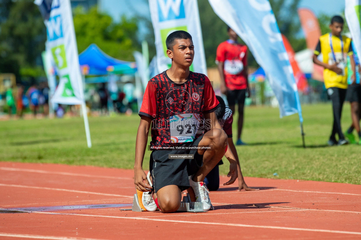 Day three of Inter School Athletics Championship 2023 was held at Hulhumale' Running Track at Hulhumale', Maldives on Tuesday, 16th May 2023. Photos: Nausham Waheed / images.mv