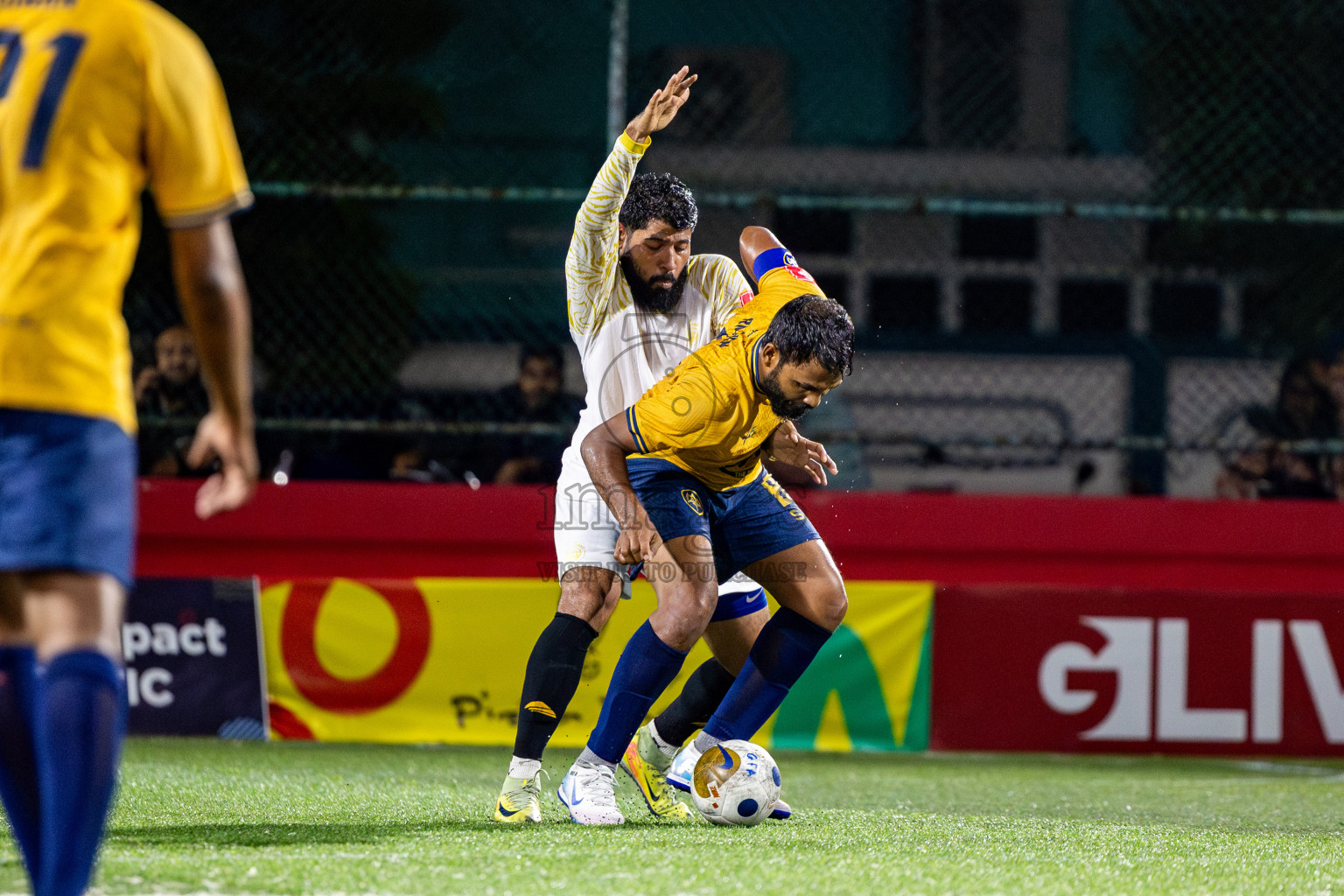 Mahchangoalhi vs Maafannu in zone round on Day 31 of Golden Futsal Challenge 2025 was held on Tuesday , 4th February 2025, in Hulhumale', Maldives. Photos: Nausham Waheed / images.mv