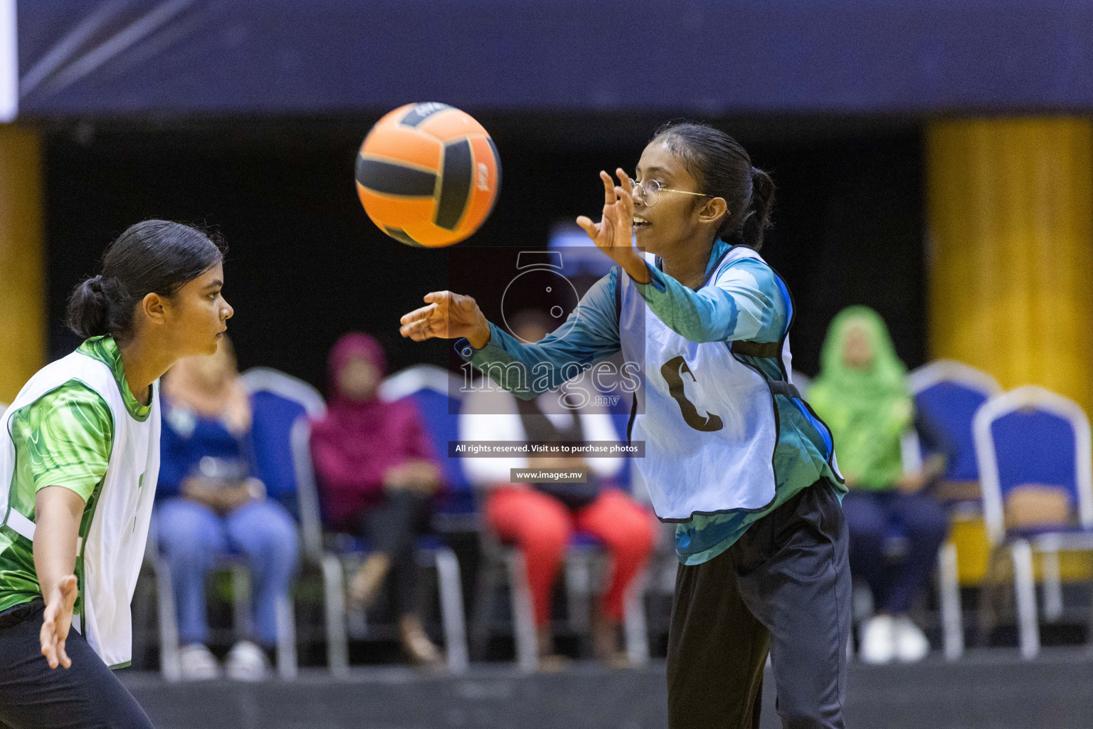 Day6 of 24th Interschool Netball Tournament 2023 was held in Social Center, Male', Maldives on 1st November 2023. Photos: Nausham Waheed / images.mv