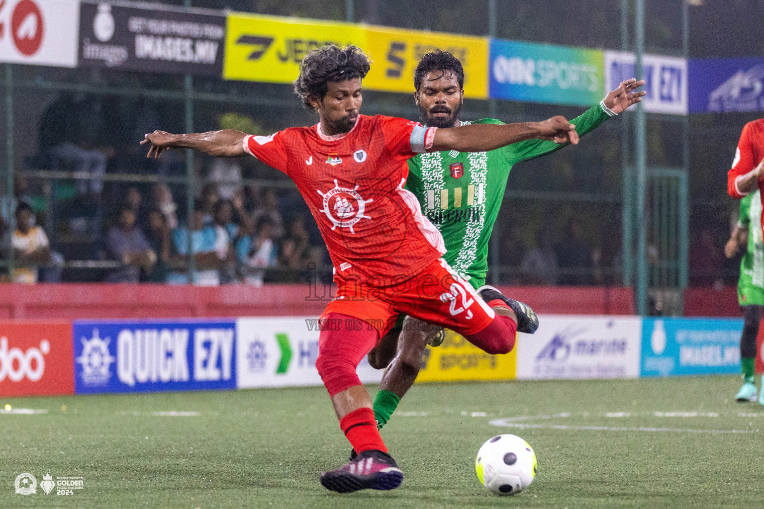 HA Maarandhoo vs HA Filladhoo in Day 1 of Golden Futsal Challenge 2024 was held on Monday, 15th January 2024, in Hulhumale', Maldives Photos: Ismail Thoriq / images.mv