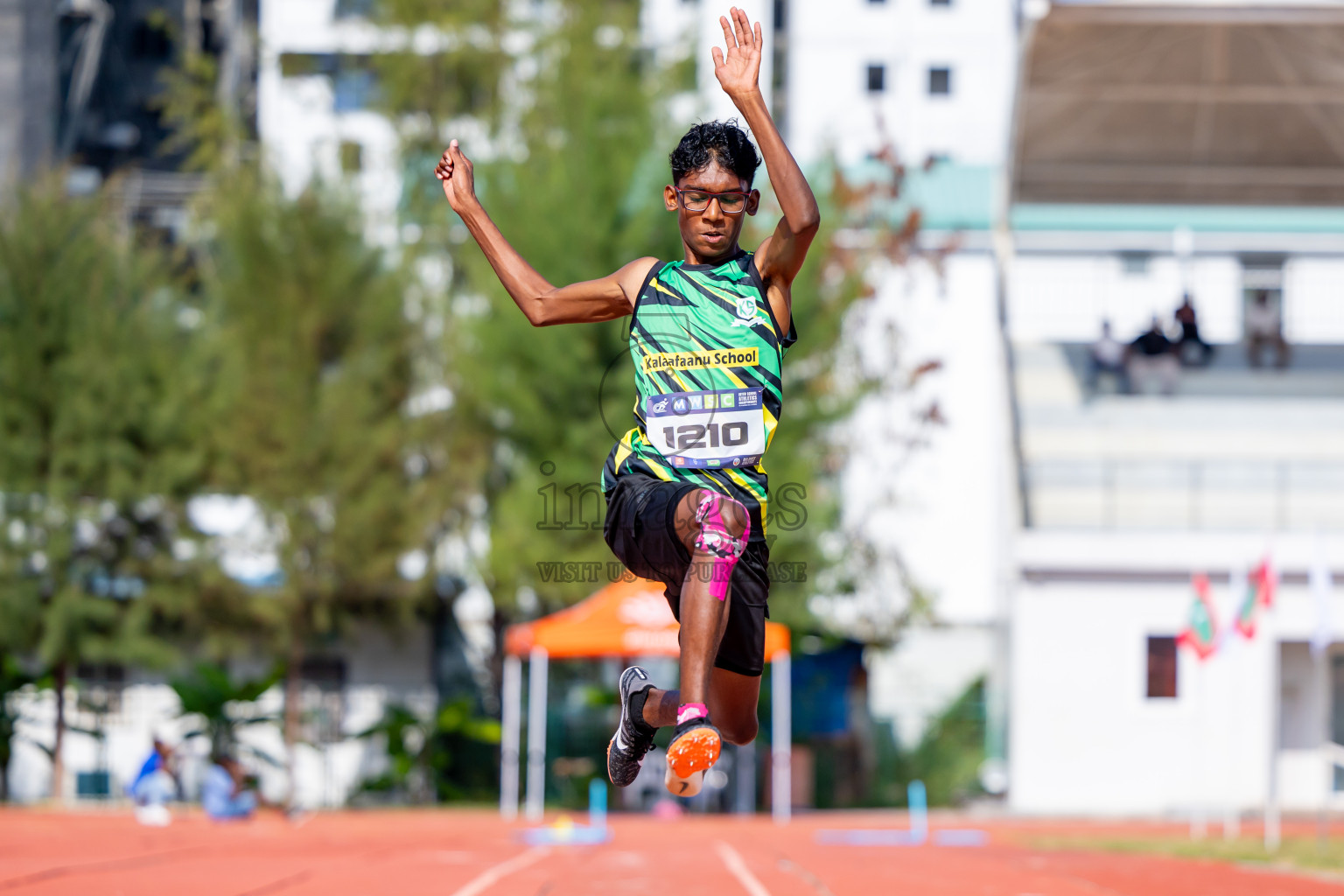 Day 4 of MWSC Interschool Athletics Championships 2024 held in Hulhumale Running Track, Hulhumale, Maldives on Tuesday, 12th November 2024. Photos by: Nausham Waheed / Images.mv