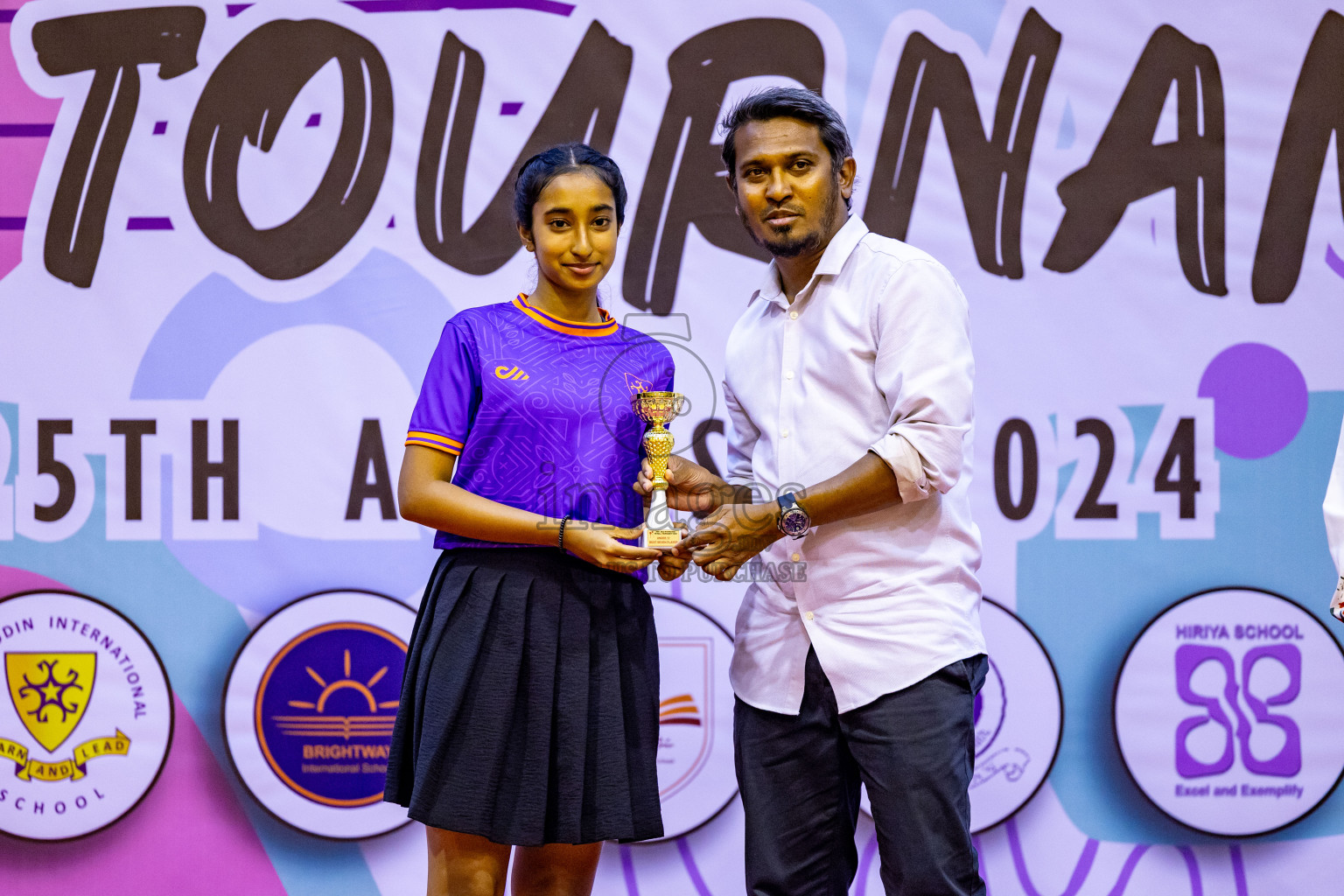 Closing Ceremony of Inter-school Netball Tournament held in Social Center at Male', Maldives on Monday, 26th August 2024. Photos: Hassan Simah / images.mv