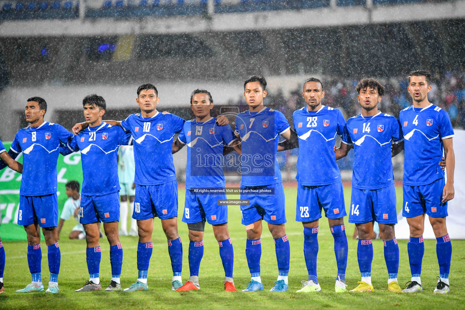 Nepal vs India in SAFF Championship 2023 held in Sree Kanteerava Stadium, Bengaluru, India, on Saturday, 24th June 2023. Photos: Nausham Waheed / images.mv