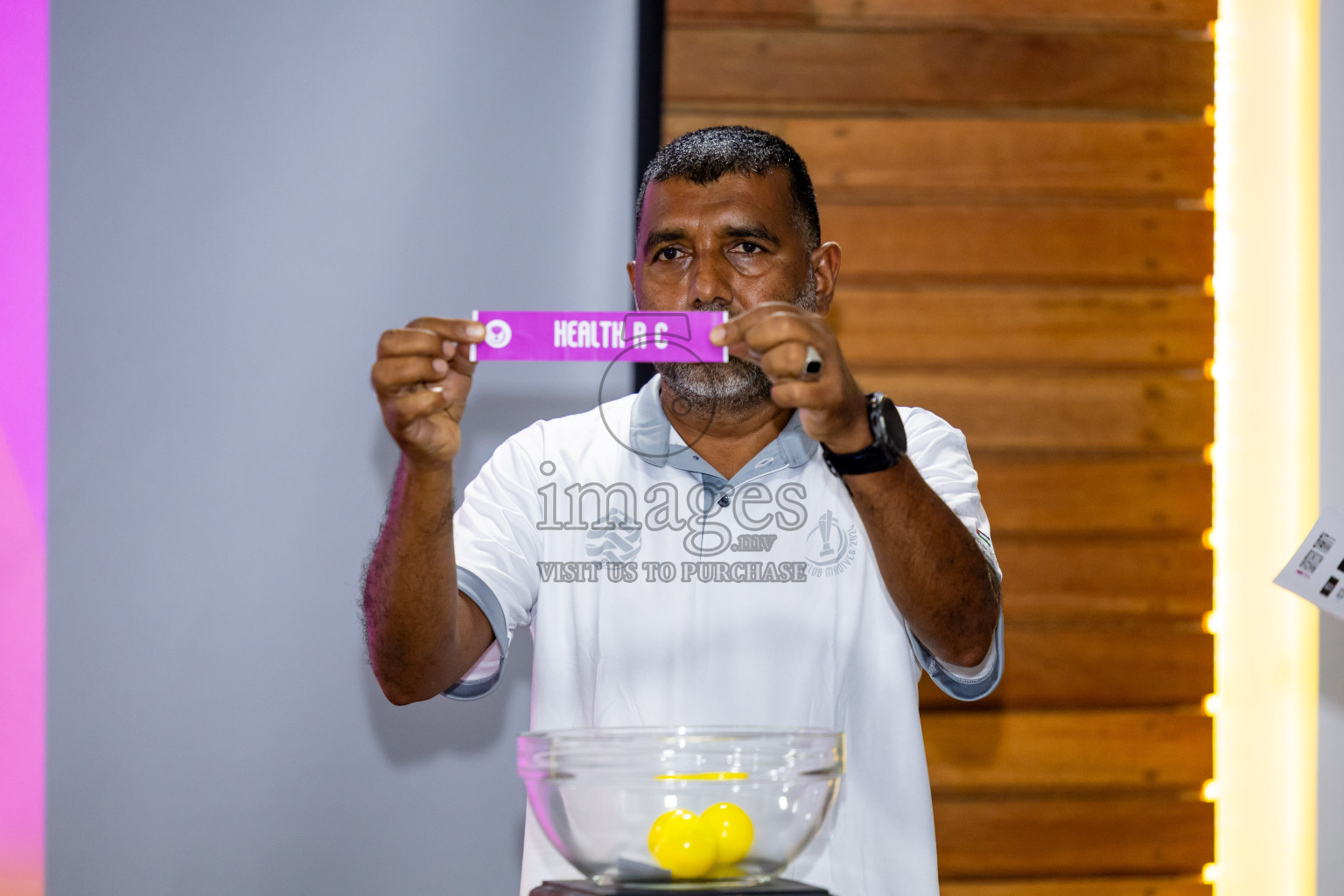 Draw Ceremony of Club Maldives 2024 held in Hulhumale', Maldives on Wednesday, 28th August 2024. Photos: Nausham Waheed / images.mv