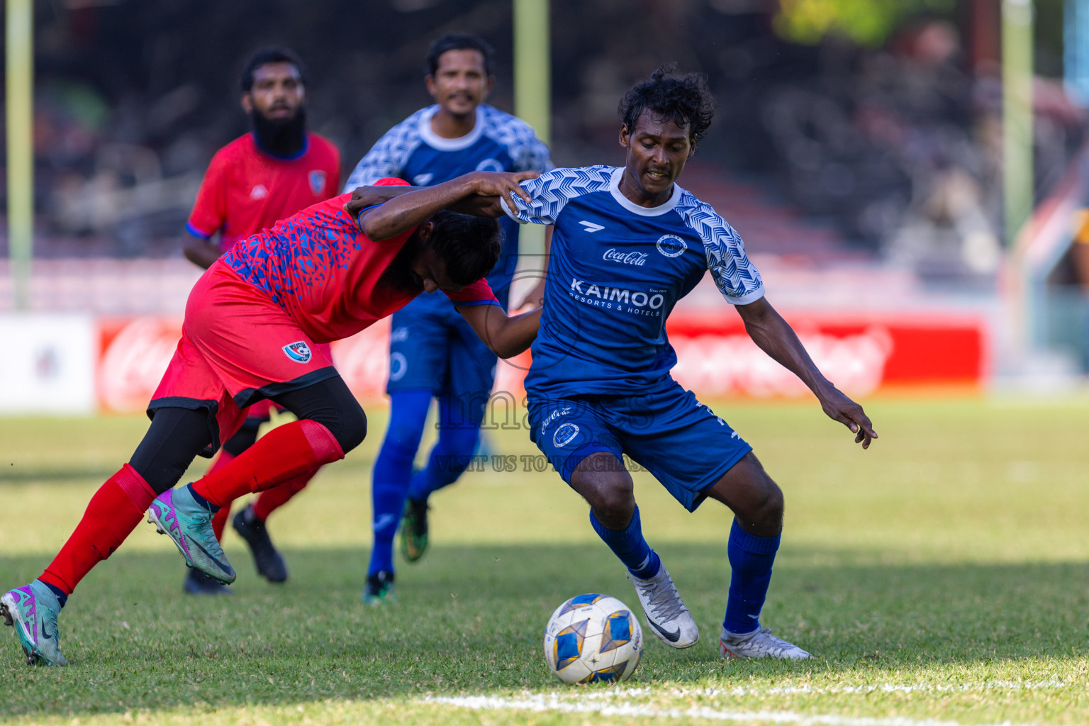 New Radiant SC vs Club PK in the Quarter Final of Second Division 2023 in Male' Maldives on Tuesday, 6th February 2023. Photos: Nausham Waheed / images.mv