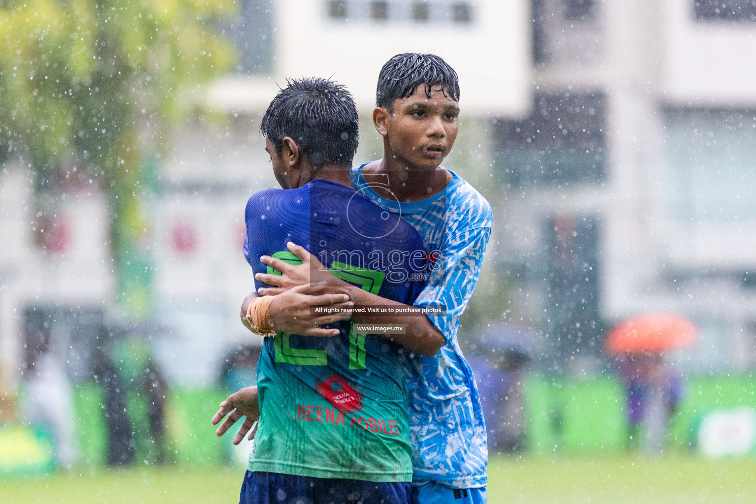 Day 1 of MILO Academy Championship 2023 (u14) was held in Henveyru Stadium Male', Maldives on 3rd November 2023. Photos: Nausham Waheed / images.mv