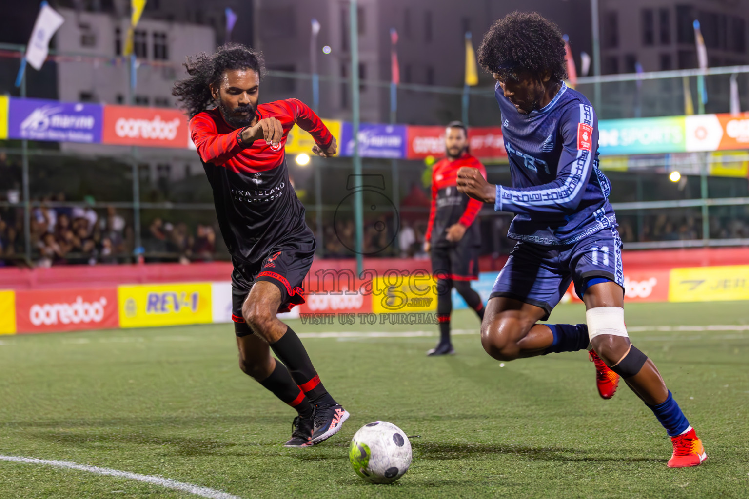 AA Bodufolhudhoo vs AA Mathiveri in Day 21 of Golden Futsal Challenge 2024 was held on Sunday , 4th February 2024 in Hulhumale', Maldives
Photos: Ismail Thoriq / images.mv