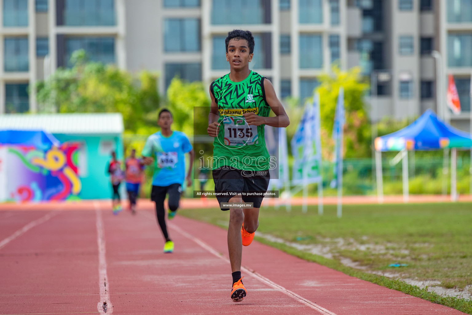 Day two of Inter School Athletics Championship 2023 was held at Hulhumale' Running Track at Hulhumale', Maldives on Sunday, 15th May 2023. Photos: Nausham Waheed / images.mv