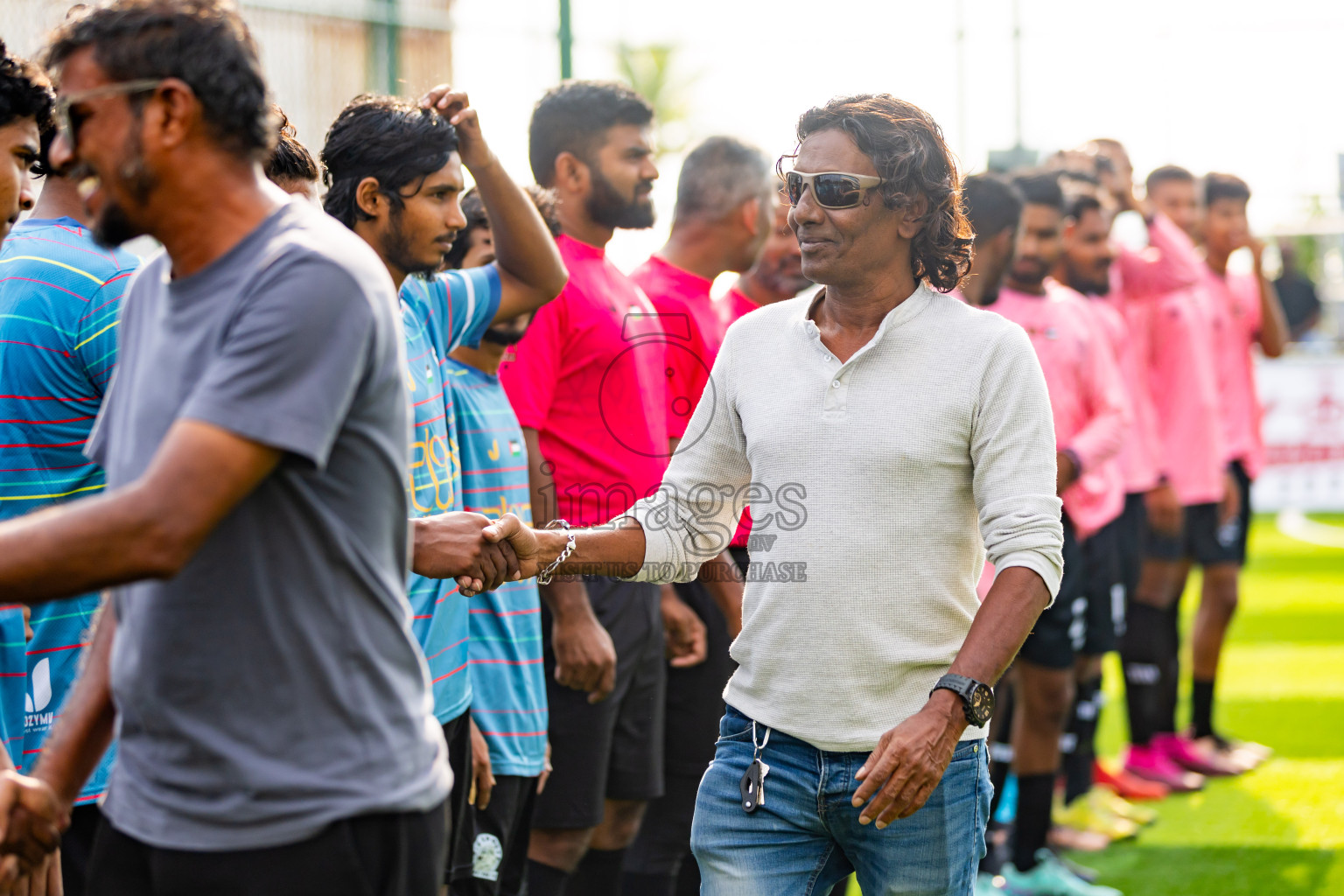 Spartans vs BG New Generation in Day 1 of BG Futsal Challenge 2024 was held on Thursday, 12th March 2024, in Male', Maldives Photos: Nausham Waheed / images.mv