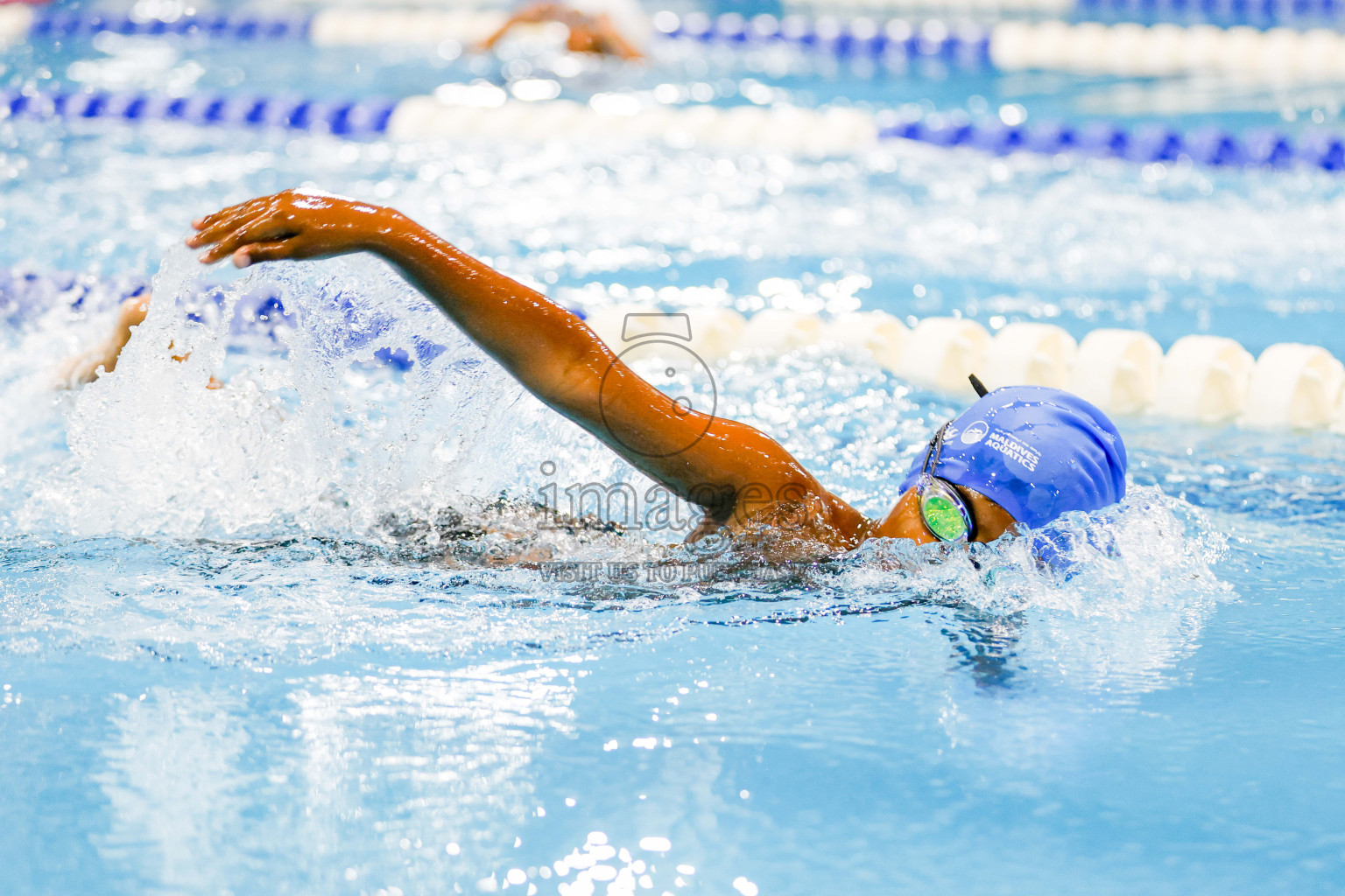 Day 1 of BML 6th National Kids Swimming Kids Festival 2025 held in Hulhumale', Maldives on Monday, 3rd November 2024. Photos: Hassan Simah / images.mv