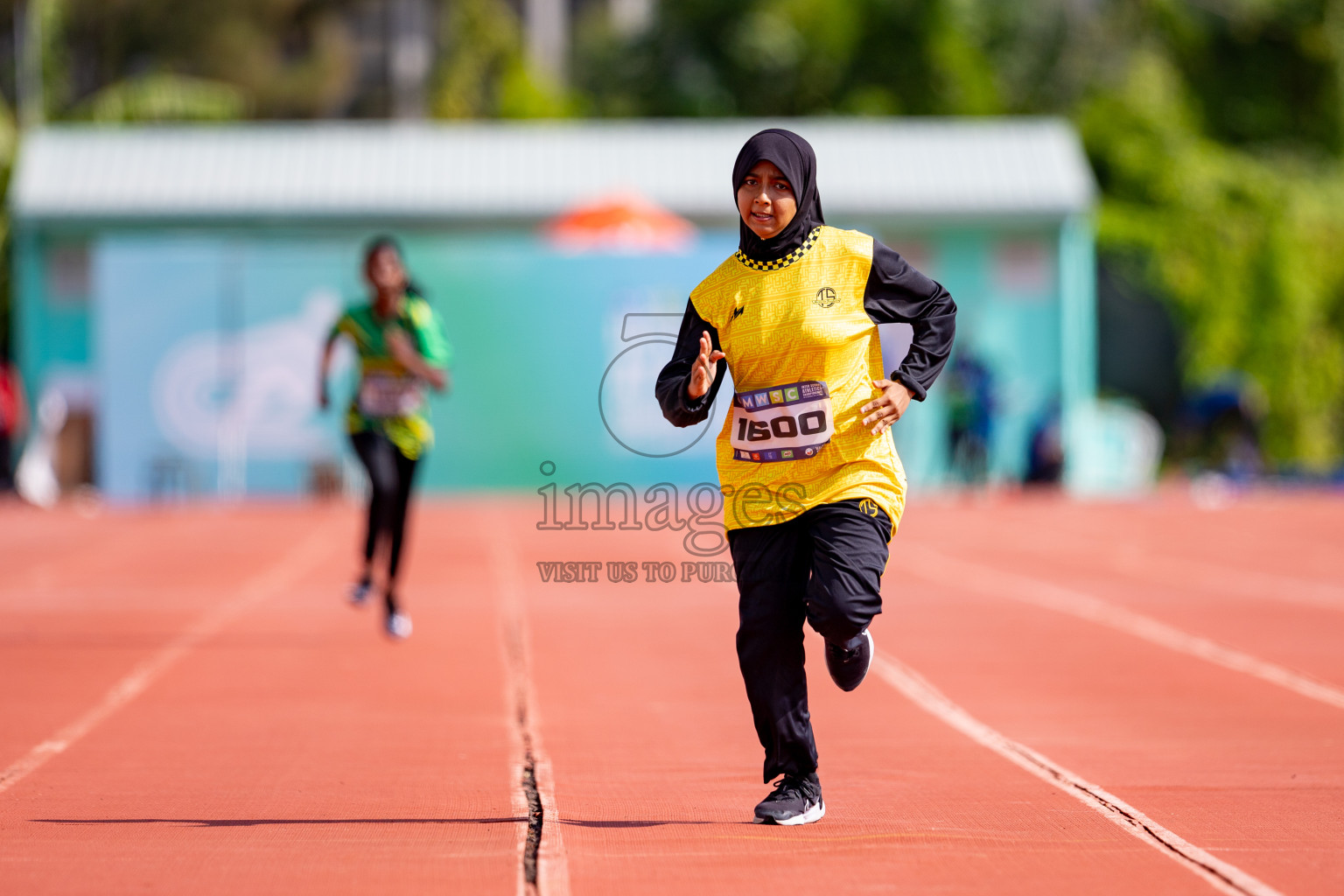 Day 3 of MWSC Interschool Athletics Championships 2024 held in Hulhumale Running Track, Hulhumale, Maldives on Monday, 11th November 2024. 
Photos by: Hassan Simah / Images.mv