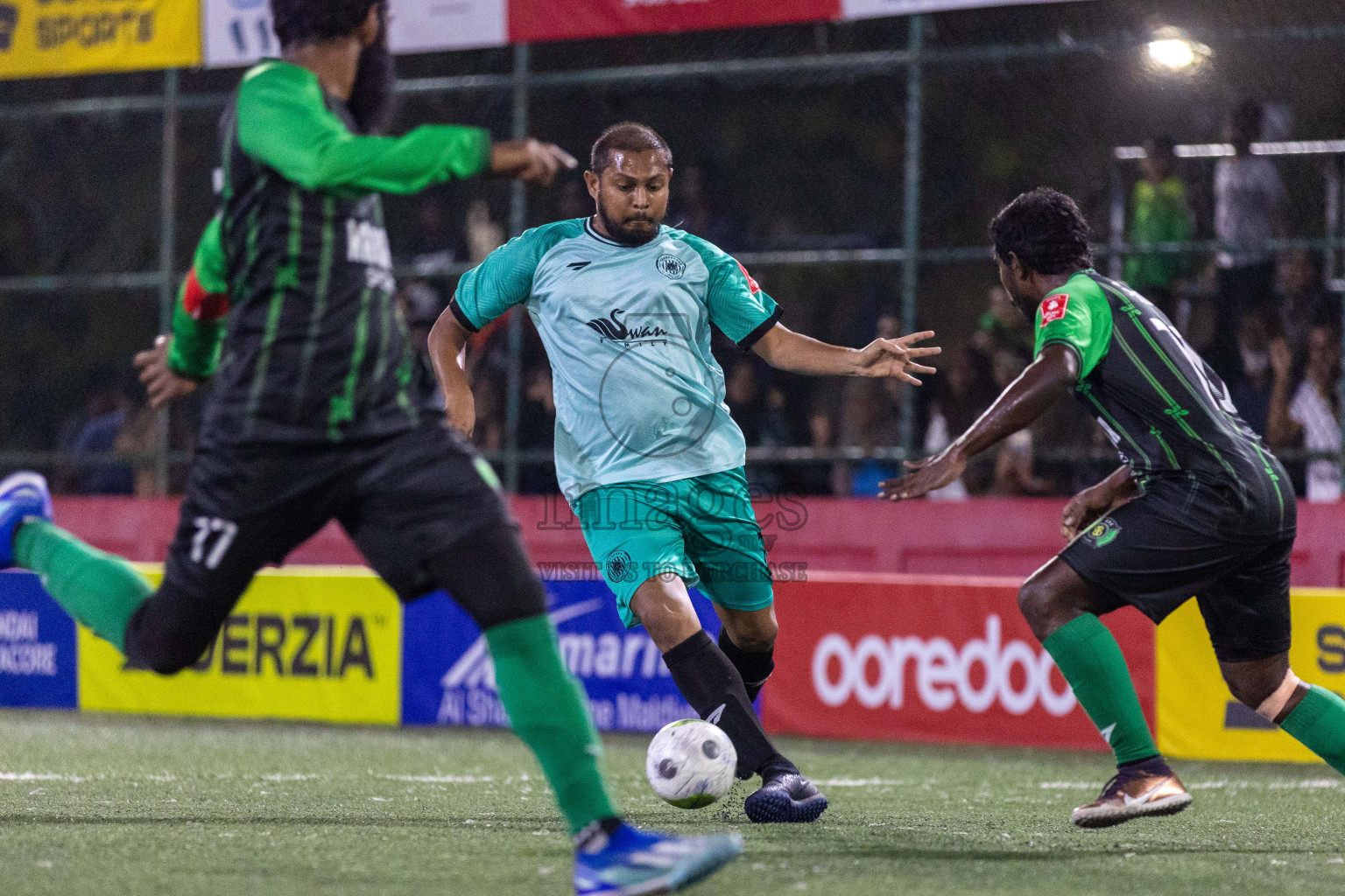 HA Thakandhoo vs HA Vashafaru in Day 9 of Golden Futsal Challenge 2024 was held on Tuesday, 23rd January 2024, in Hulhumale', Maldives Photos: Nausham Waheed / images.mv