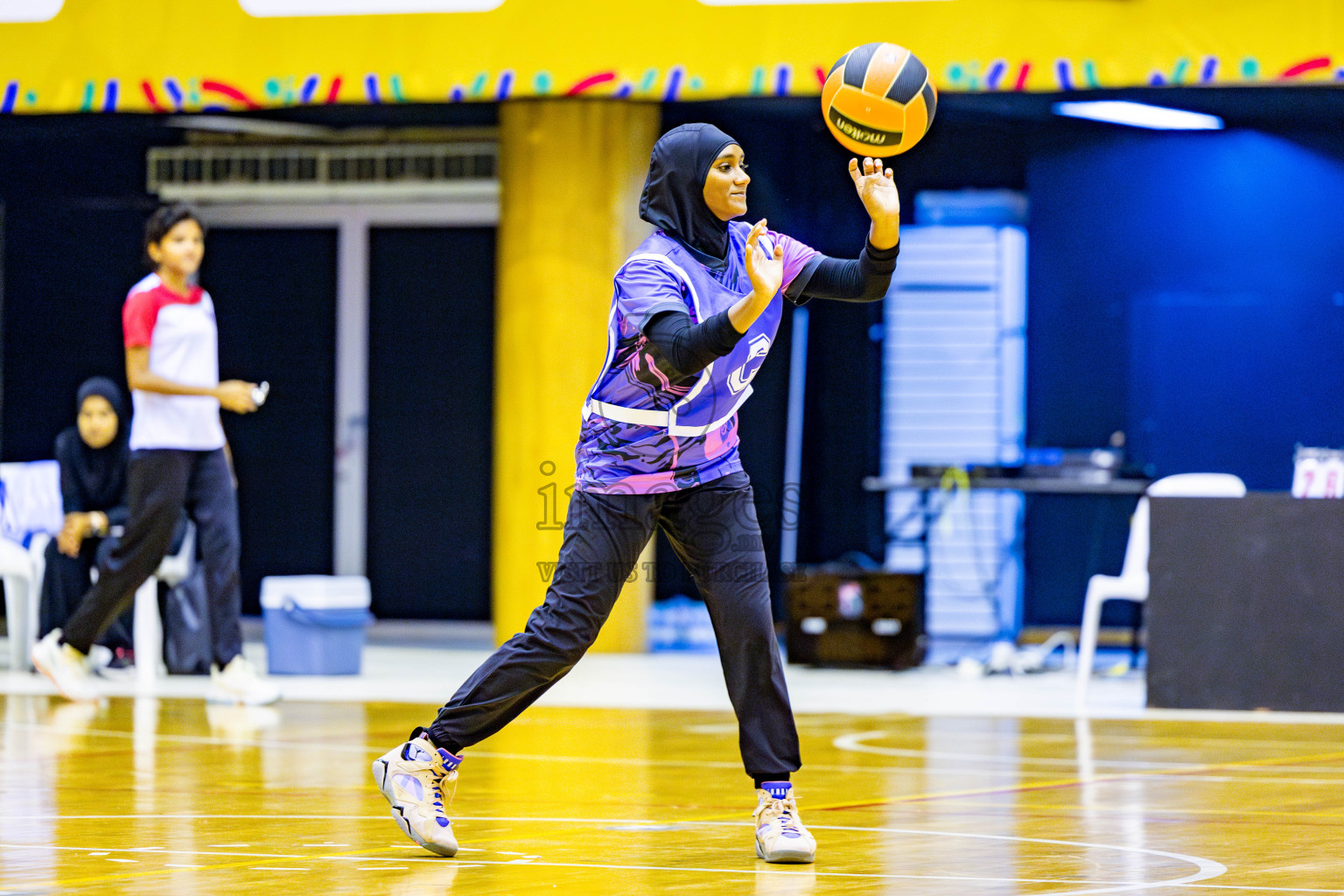 Day 2 of 21st National Netball Tournament was held in Social Canter at Male', Maldives on Thursday, 10th May 2024. Photos: Nausham Waheed / images.mv