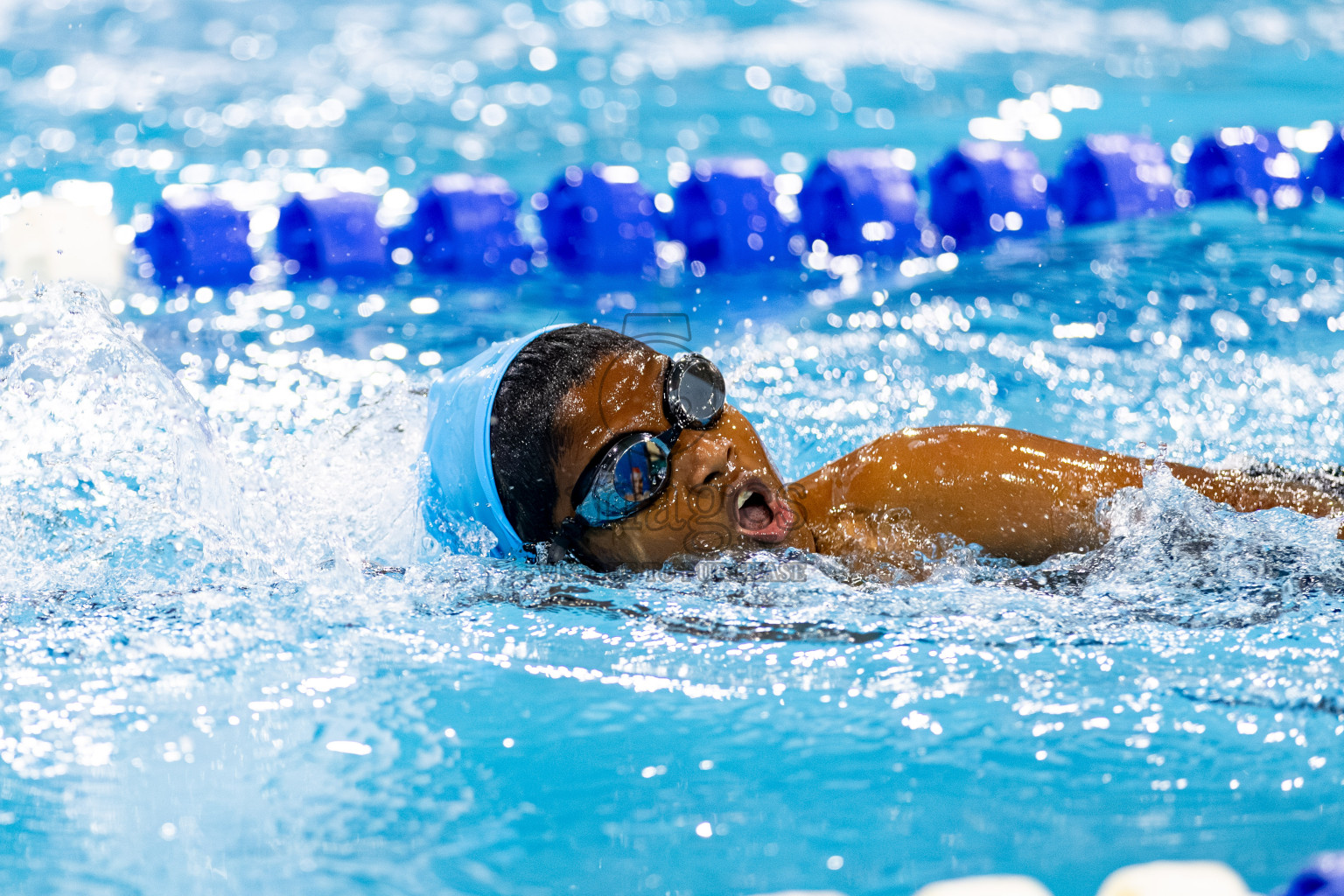 Day 2 of BML 6th National Kids Swimming Kids Festival 2025 held in Hulhumale', Maldives on Tuesday, 4th November 2024. Photos: Hassan Simah / images.mv