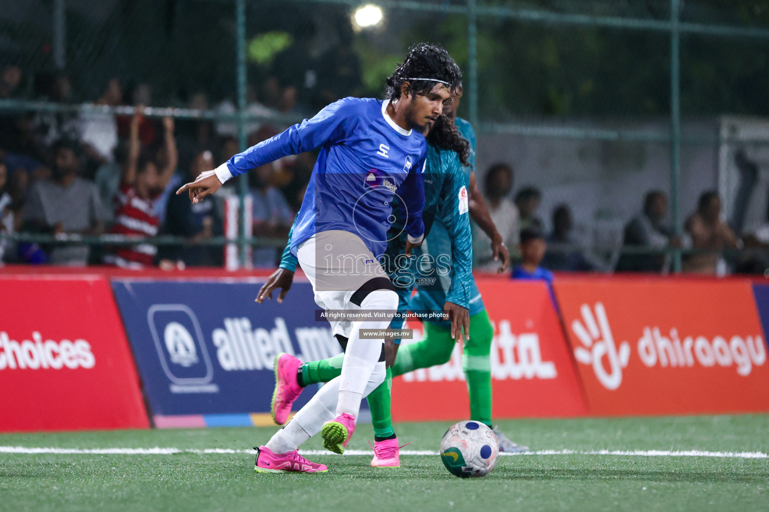 Medianet vs Crossroads Maldives in Club Maldives Cup 2023 held in Hulhumale, Maldives, on Tuesday, 18th July 2023 Photos: Nausham Waheed / images.mv