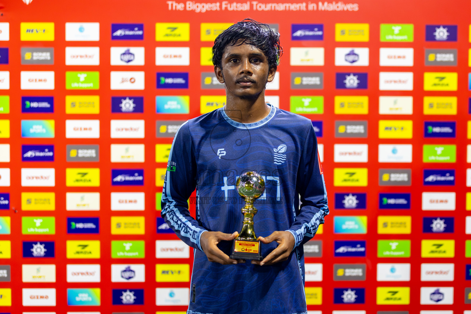 V. Keyodhoo VS AA. Mathiveri on Day 36 of Golden Futsal Challenge 2024 was held on Wednesday, 21st February 2024, in Hulhumale', Maldives 
Photos: Hassan Simah/ images.mv