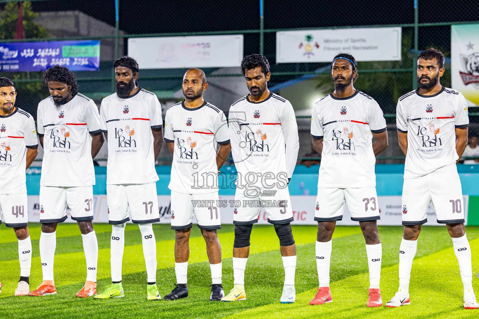 Fools Sc vs Ifhaams in Day 3 of Laamehi Dhiggaru Ekuveri Futsal Challenge 2025 was held on Saturday, 26th July 2025, at Dhiggaru Futsal Ground, Dhiggaru, Maldives Photos: Nausham Waheed  / images.mv