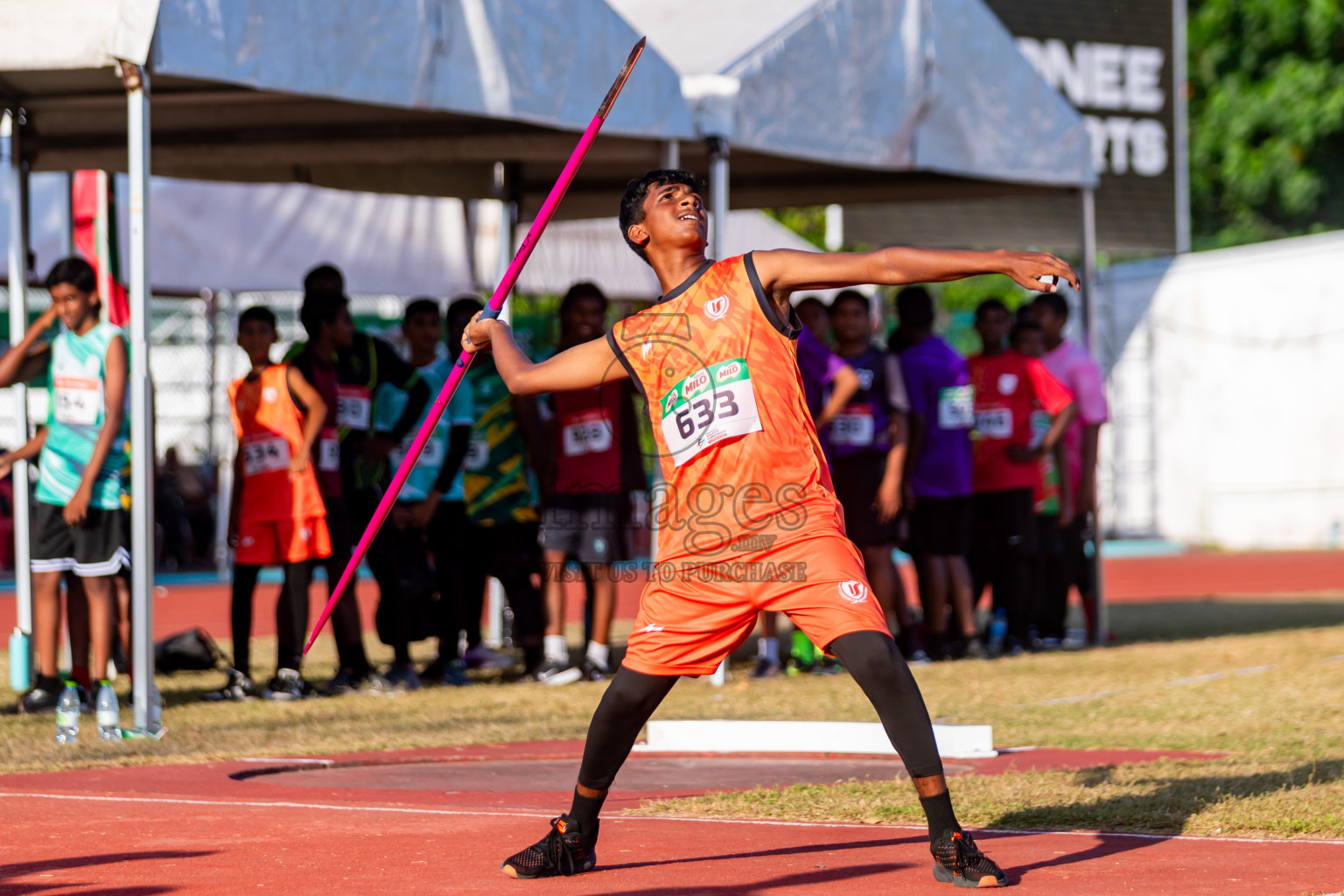 Day 2 of Inter-school Athletics Championship 2025 held in Ekuveni Synthetic Track, Male', Maldives on Tuesday, 07th October 2025. Photos by: Riza / Images.mv