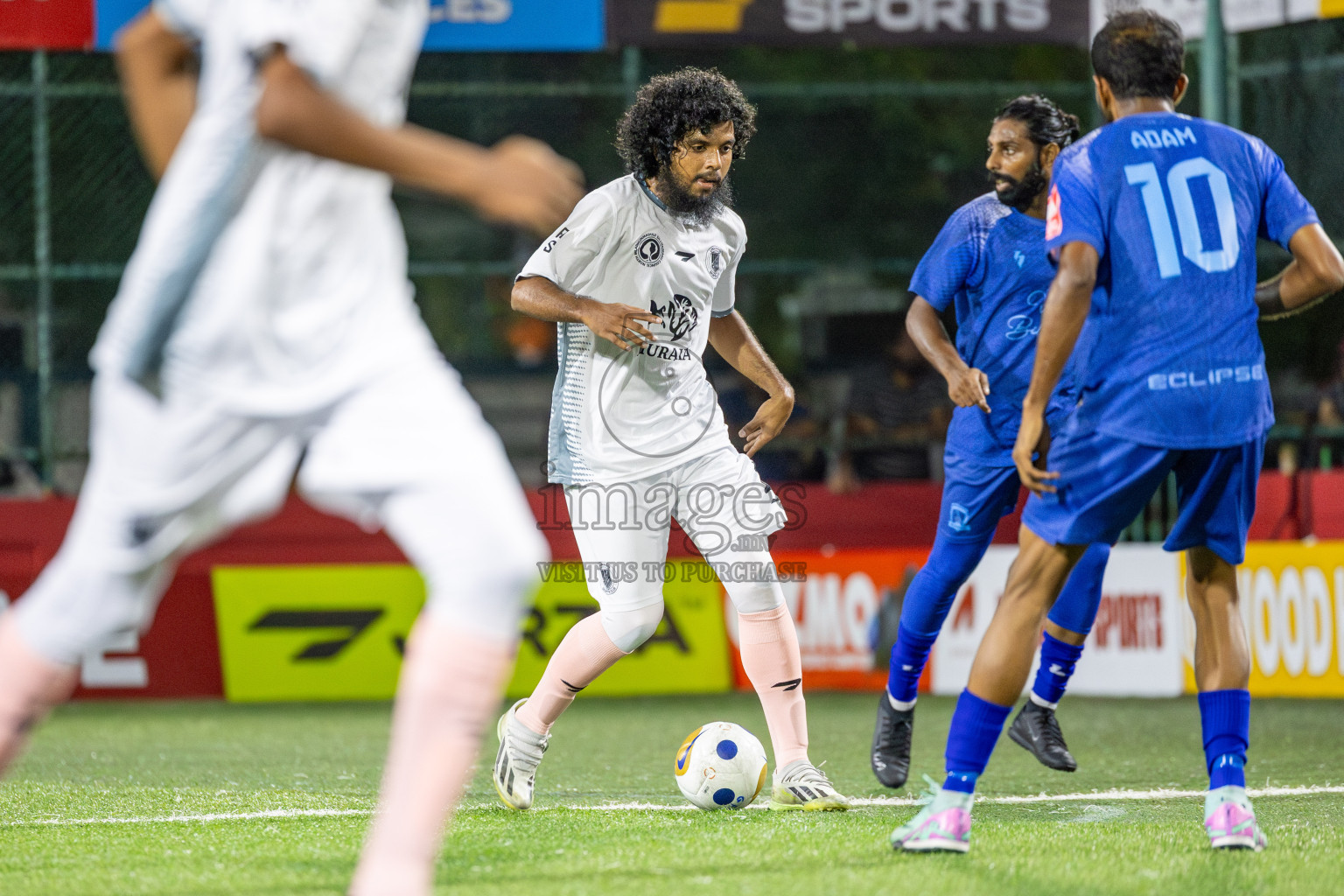 Sh Bilehfehi vs Sh Lhaimagu in Day 11 of Golden Futsal Challenge 2025 was held on Wednesday, 15th January 2025, in Hulhumale', Maldives Photos: Mohamed Mahfooz Moosa / images.mv