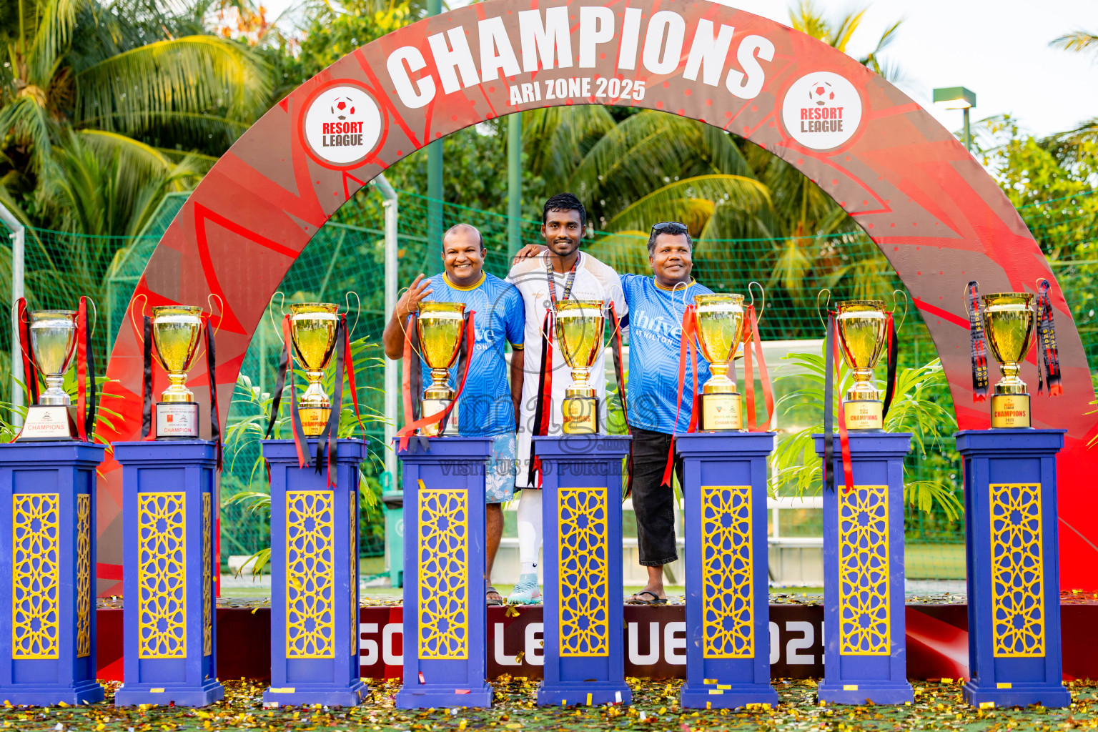 Barcelo vs Conrad in the Final of Resort League 2025 (Ari Zone) was held on Sunday, 28th June 2025 in Conrad Maldives Rangali Island, Alif Dhaalu Atoll, Maldives. Photos: Nausham Waheed / images.mv