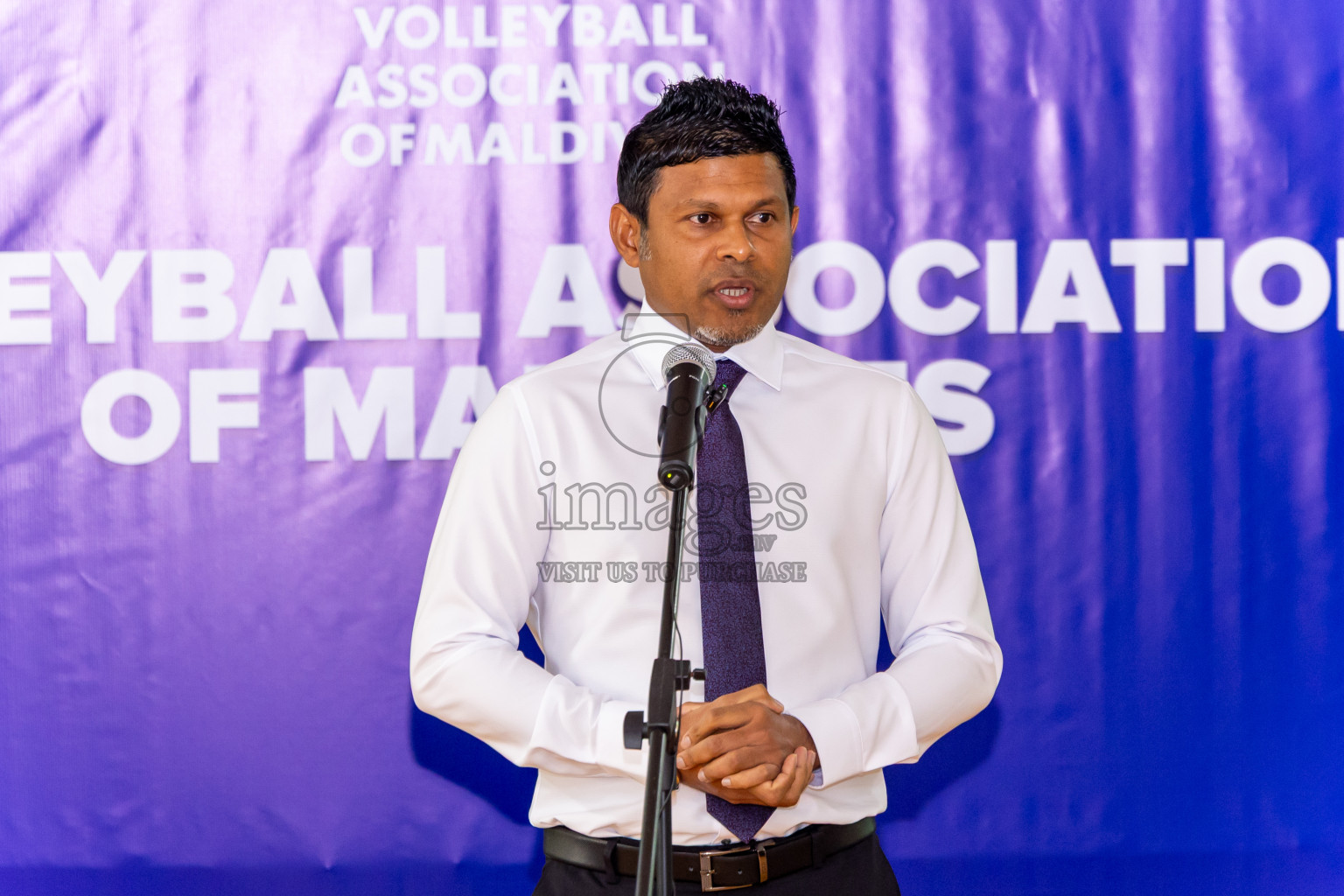 Announcing of Senior Mens Volleyball National Team participating in the CAVA Men’s cup 2025, in Bangladesh held in Socail Centre Haruge., Male', Maldives on Thursday, 09th October 2025. Photos by: Nausham Waheed / Images.mv