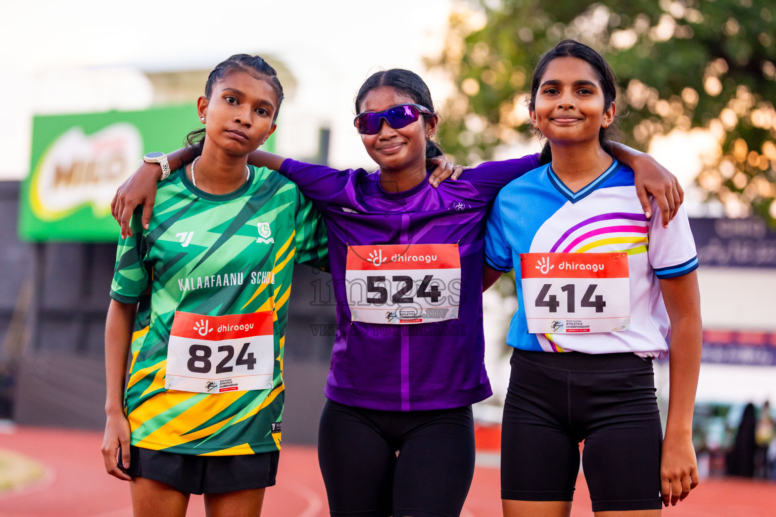 Day 4 of Inter-school Athletics Championship 2025 held in Ekuveni Synthetic Track, Male', Maldives on Thursday, 09th October 2025. Photos by: Nausham Waheed / Images.mv