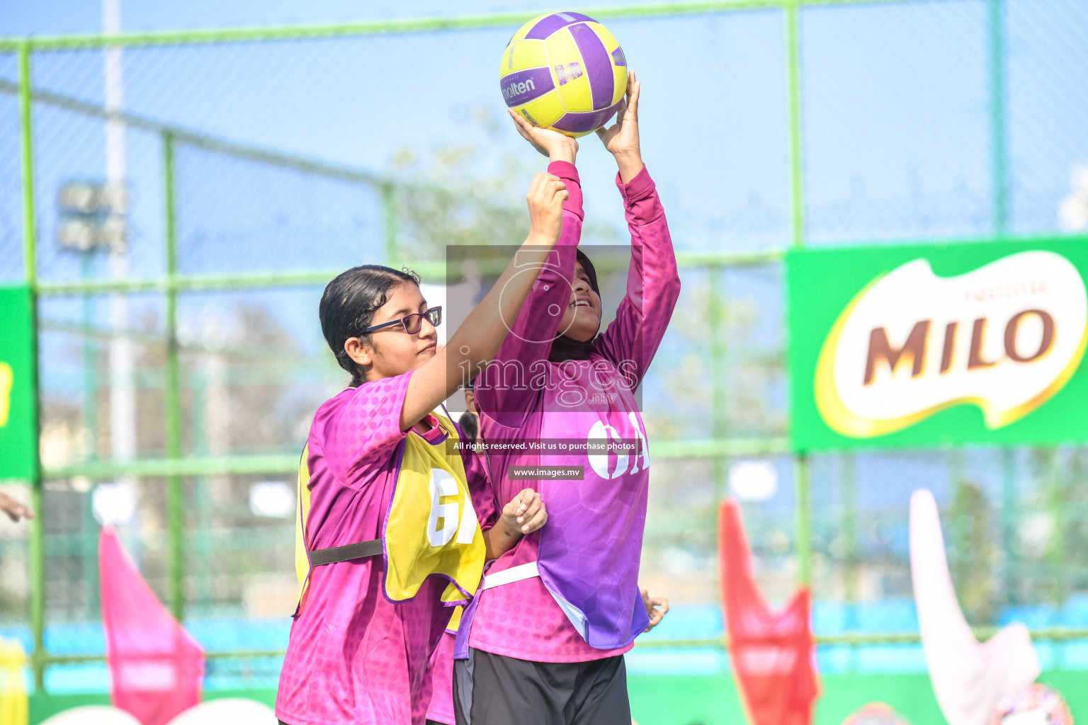 Day 7 of Junior Netball Championship 2022 on 11th March 2022 held in Male', Maldives. Photos by Nausham Waheed