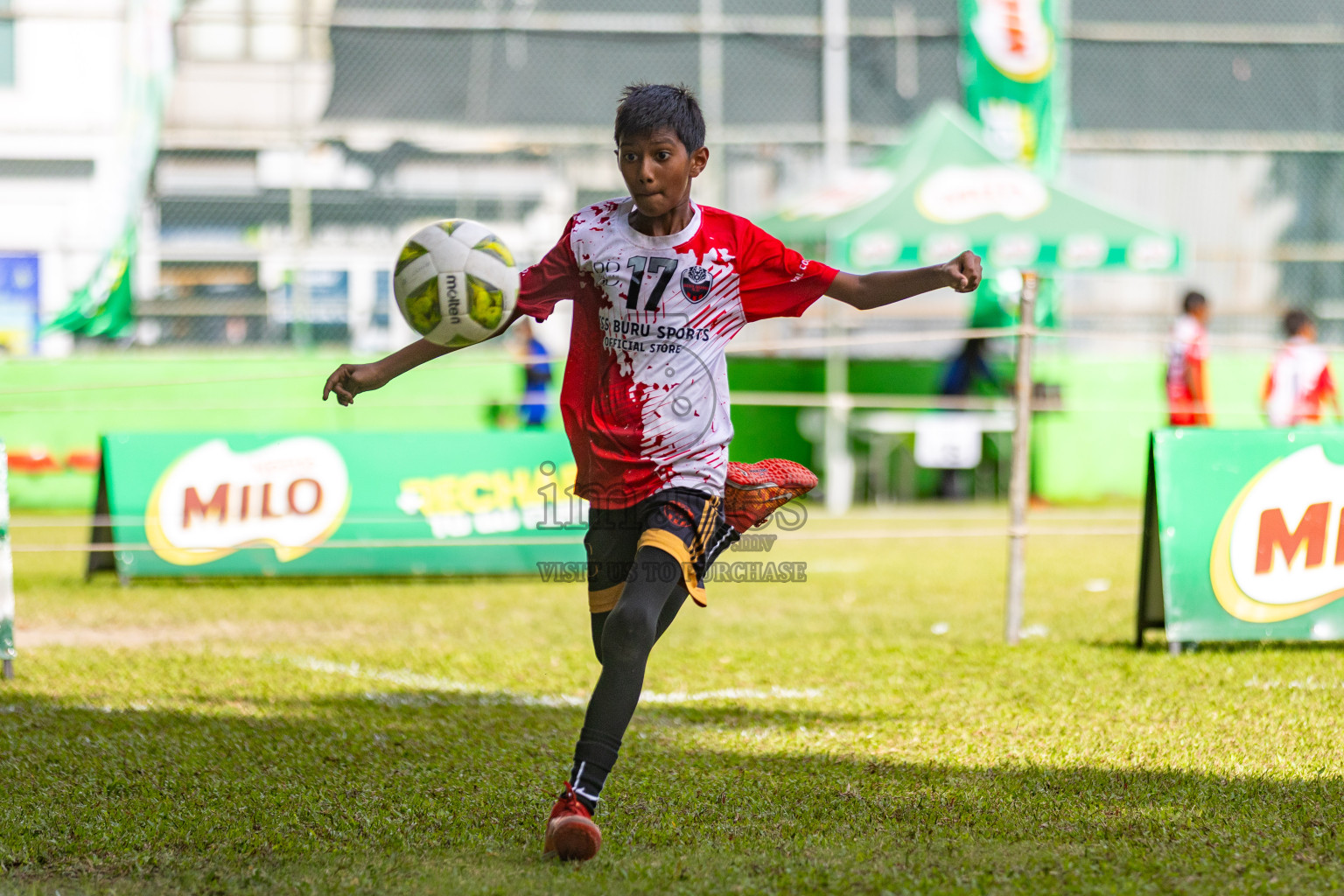 Day 2 of MILO Academy Championship 2025 (U-12) was held at Henveiru Stadium in Male', Maldives on Friday, 2nd May 2025. Photos: Mohamed Mahfooz Moosa / images.mv
