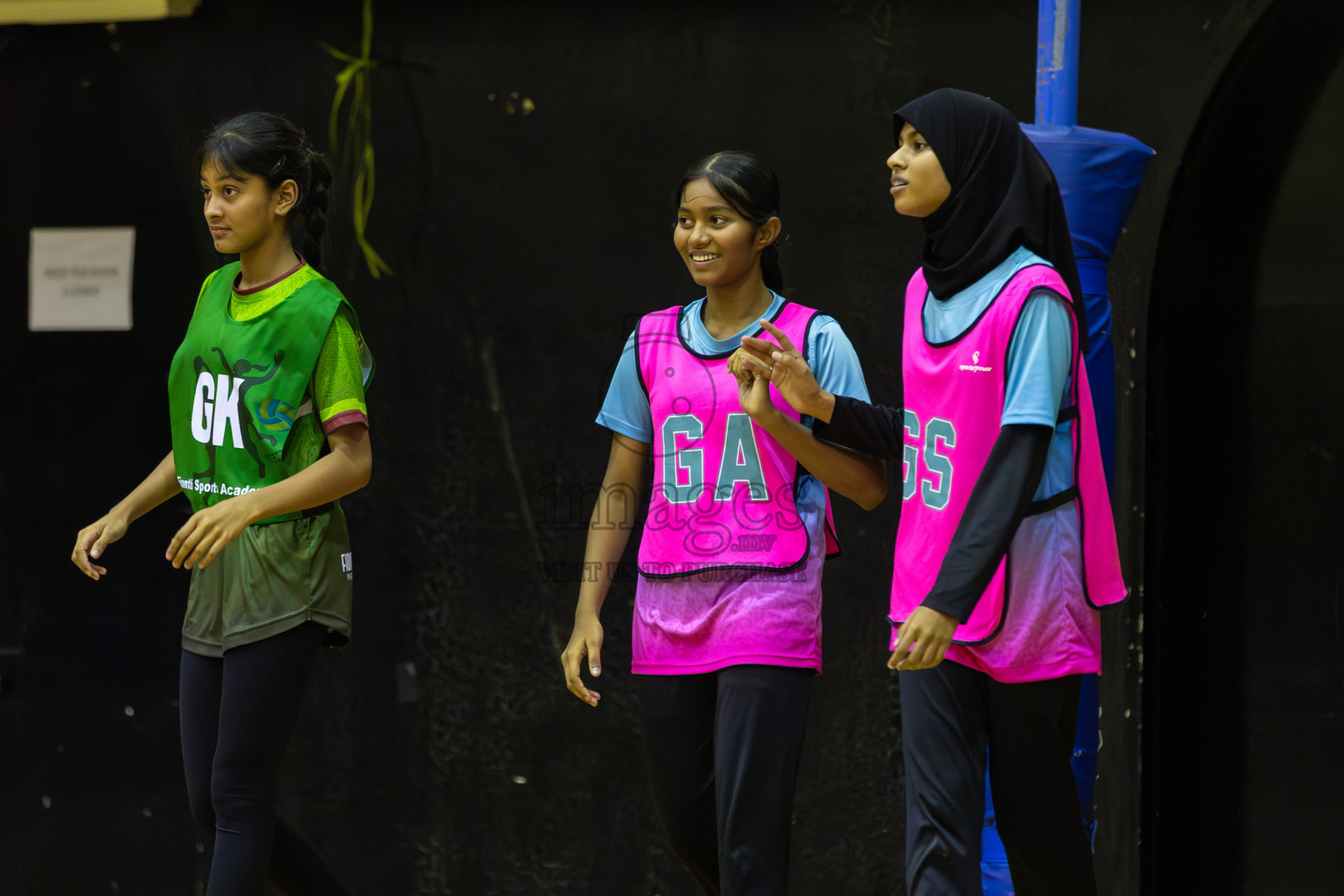 Young netter A vd Fionti sports academy in Day 3 of 3rd Netball Junior Championship, held at Social Center on Wednesday 22nd January 2025 . Photos: Shuu Abdul Sattar / images.mv