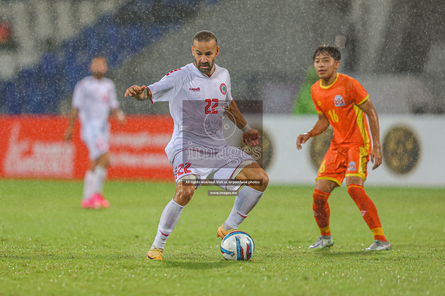 Bhutan vs Lebanon in SAFF Championship 2023 held in Sree Kanteerava Stadium, Bengaluru, India, on Sunday, 25th June 2023. Photos: Nausham Waheed, Hassan Simah / images.mv