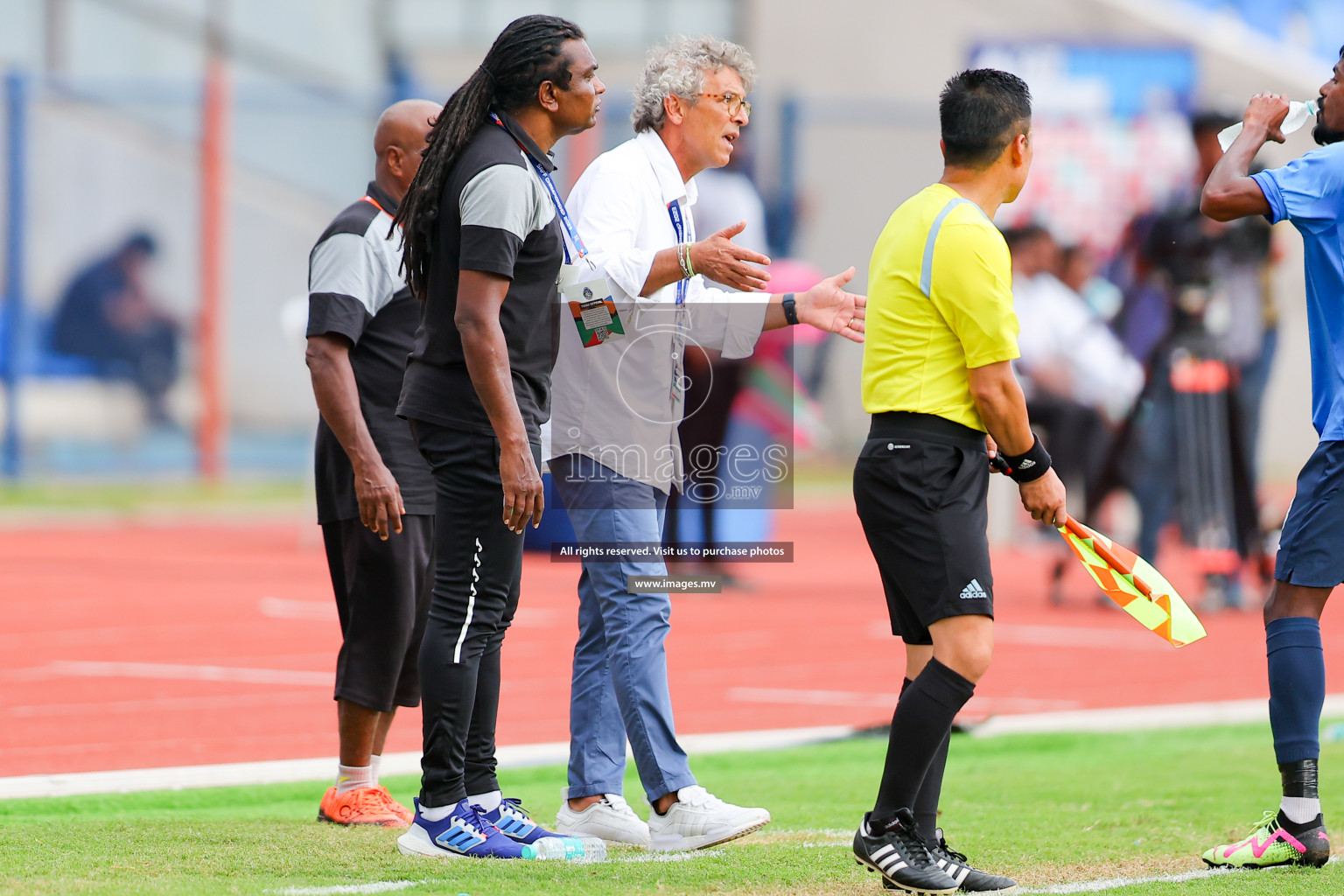 Lebanon vs Maldives in SAFF Championship 2023 held in Sree Kanteerava Stadium, Bengaluru, India, on Tuesday, 28th June 2023. Photos: Nausham Waheed, Hassan Simah / images.mv