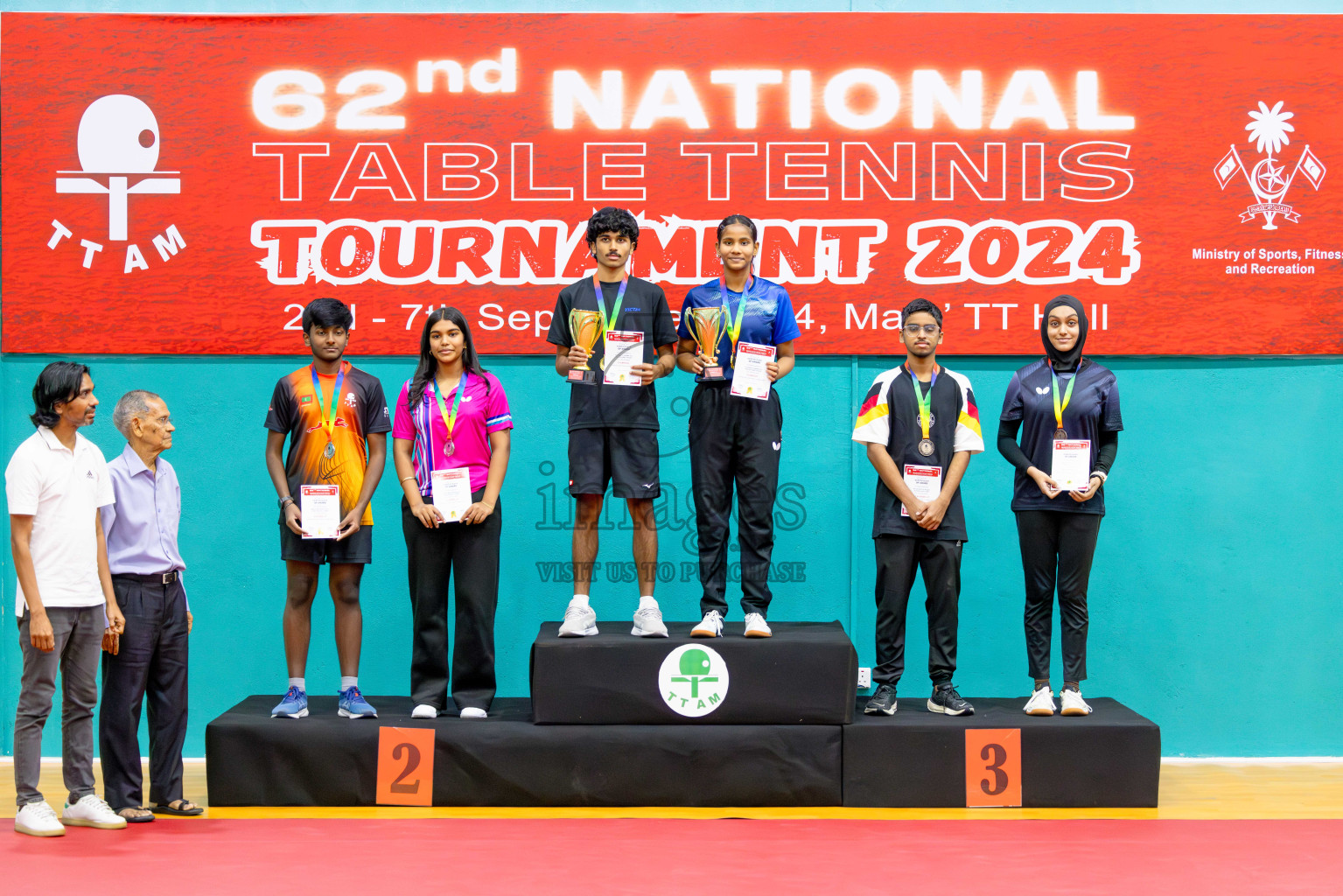 Finals of National Table Tennis Tournament 2024 was held at Male' TT Hall on Friday, 6th September 2024. 
Photos: Abdulla Abeed / images.mv