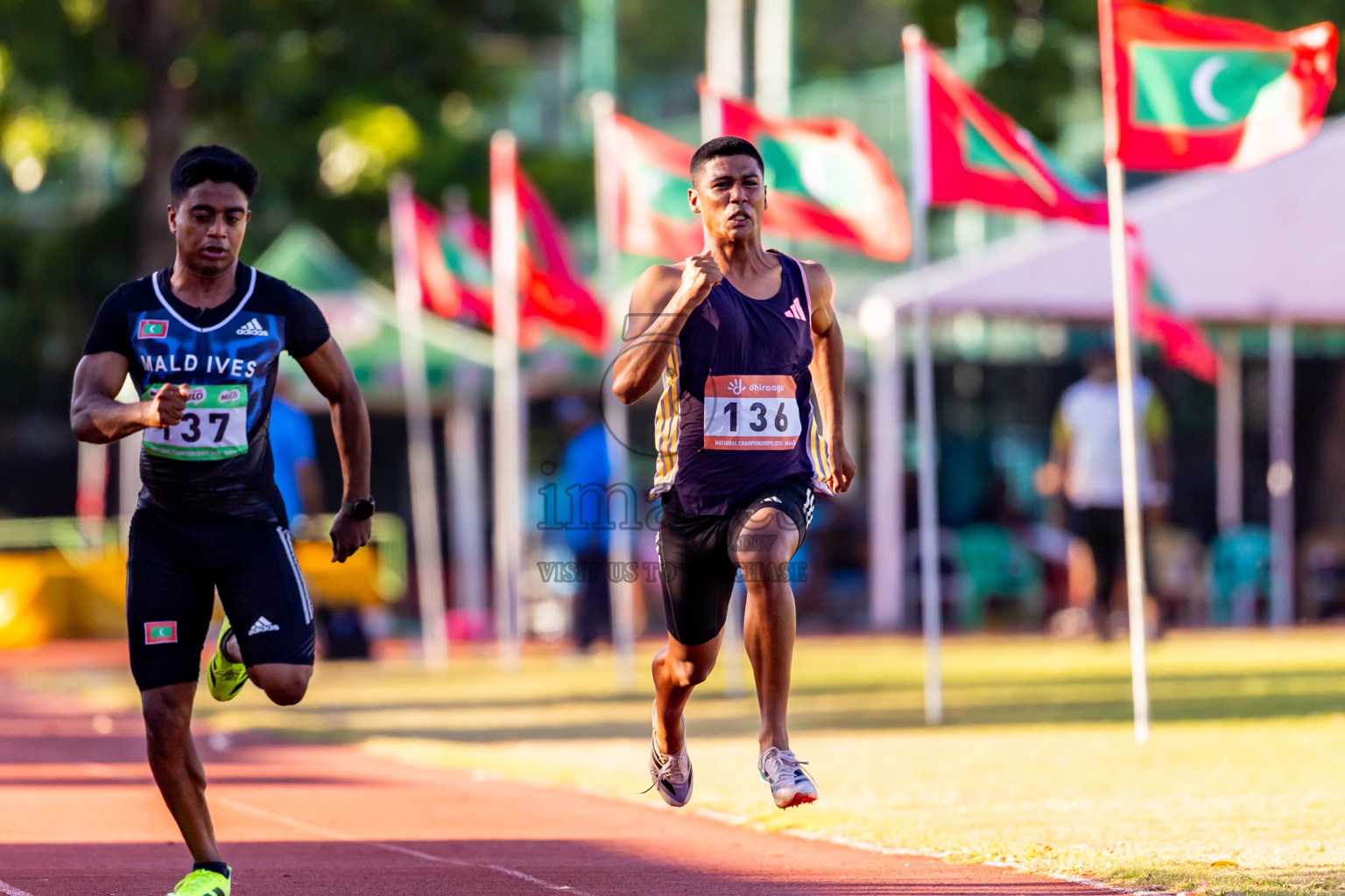 Day 3 of National Athletics Championship 2025 was held at Ekuveni Running Ground in Male', Maldives on Saturday, 16th August 2025. Photos: Nausham Waheed / images.mv