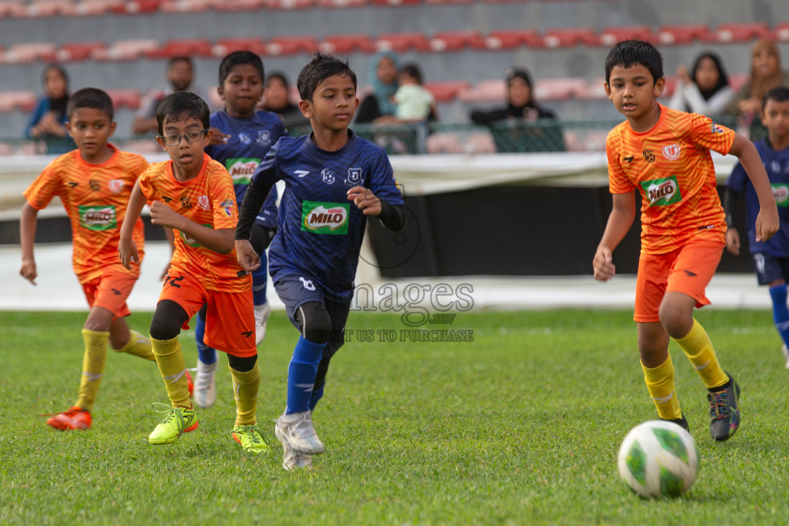 Day 2 of MILO Kids Football Fiesta was held at National Stadium in Male', Maldives on Saturday, 24th February 2024.