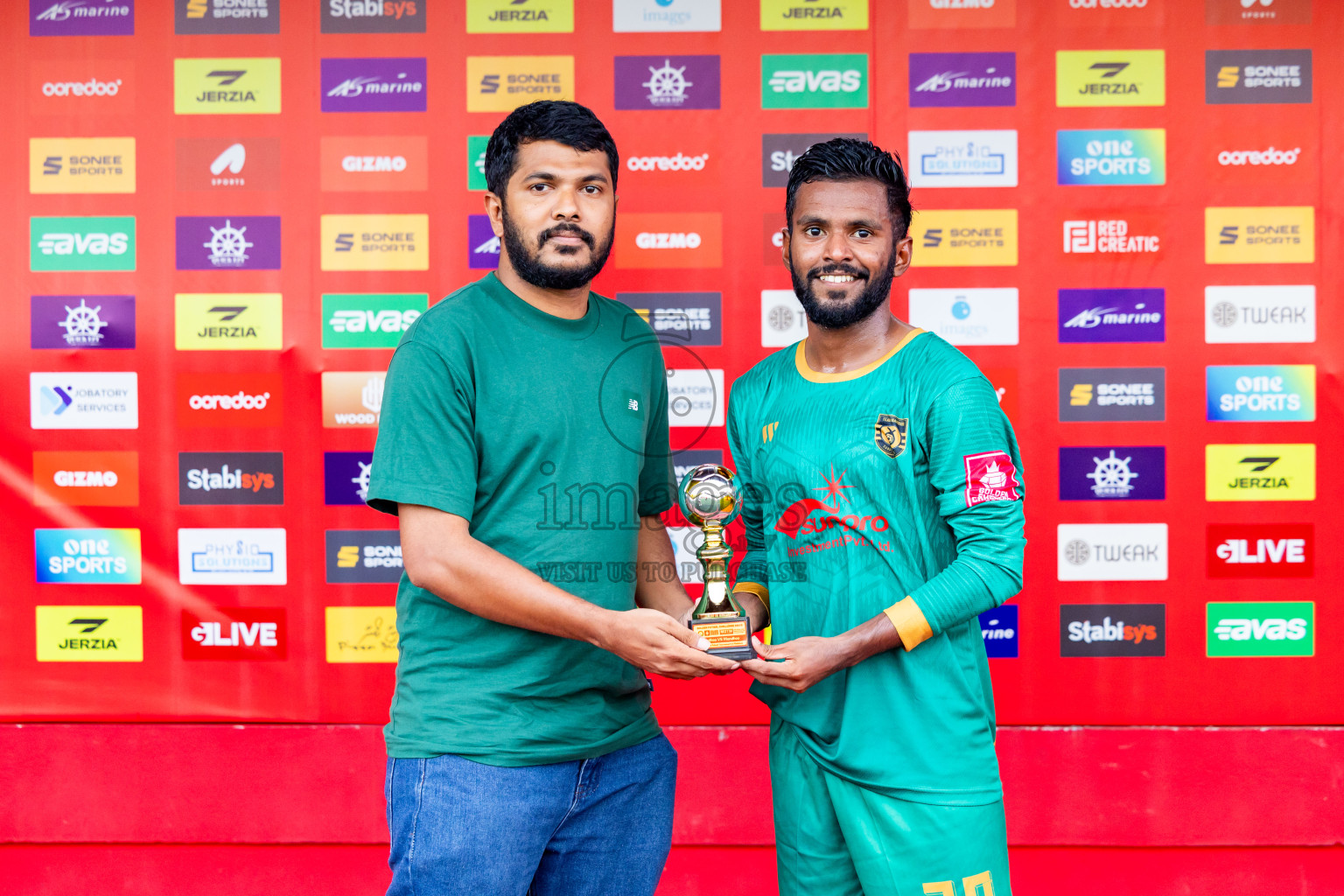ADh Omadhoo VS ADh Mandhoo in Day 6 of Golden Futsal Challenge 2025 on Friday, 6th January 2025, in Hulhumale', Maldives Photos: Nausham Waheed / images.mv