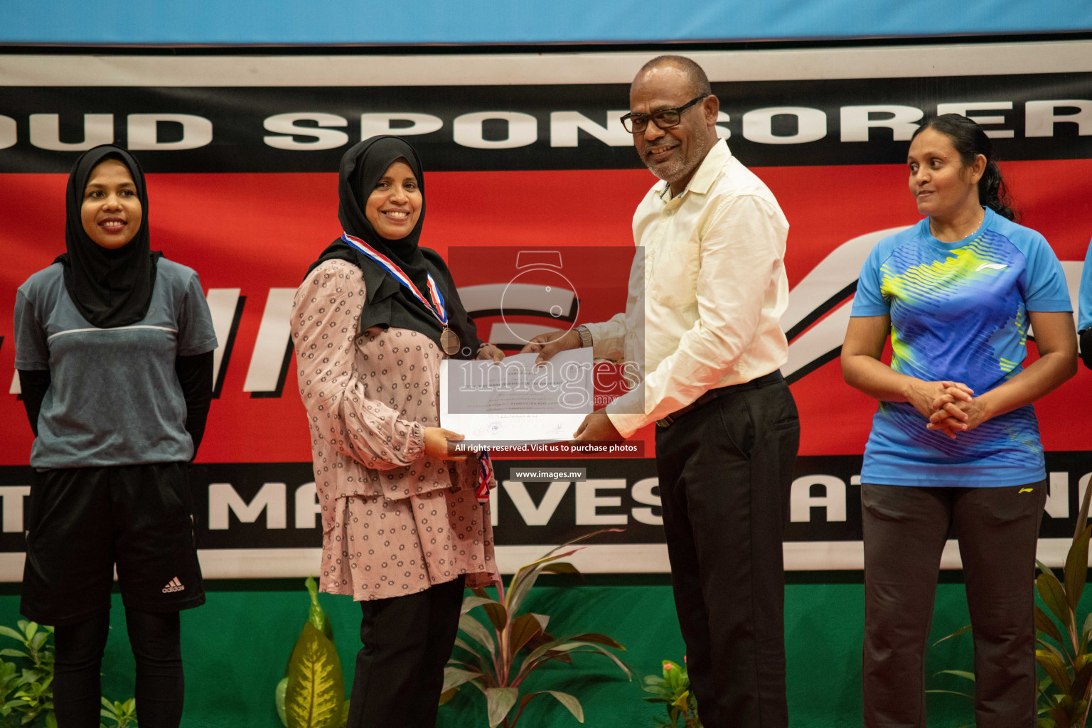 47th National Badminton Tournament 2021 held from 10 to 14 November 2021 in Male' Sports Complex, Maldives