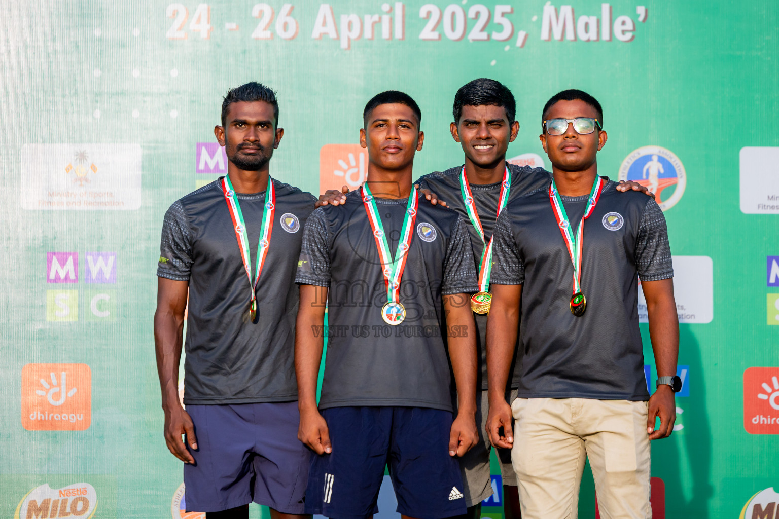 Day 3 of 12th Milo Association Championships was held in Ekuveni Track at Male', Maldives on Saturday, 26th April 2025. Photos: Nausham Waheed / images.mv