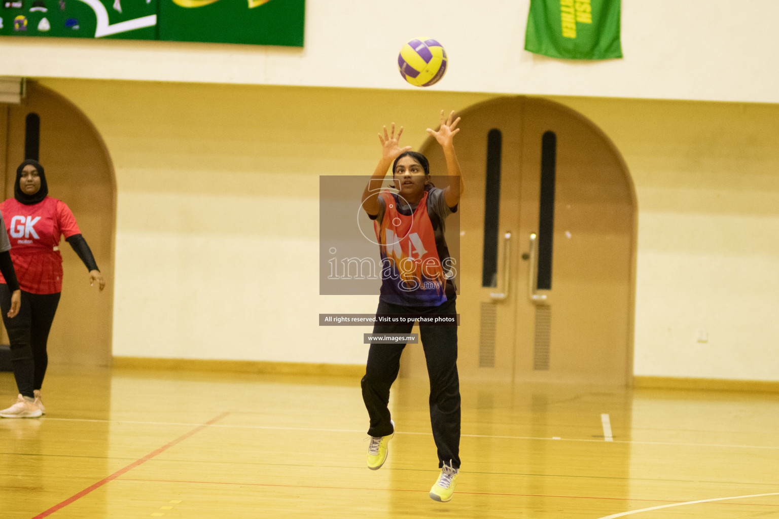 Milo National Netball Tournament 1st December 2021 at Social Center Indoor Court, Male, Maldives. Photos: Maanish/ Images Mv