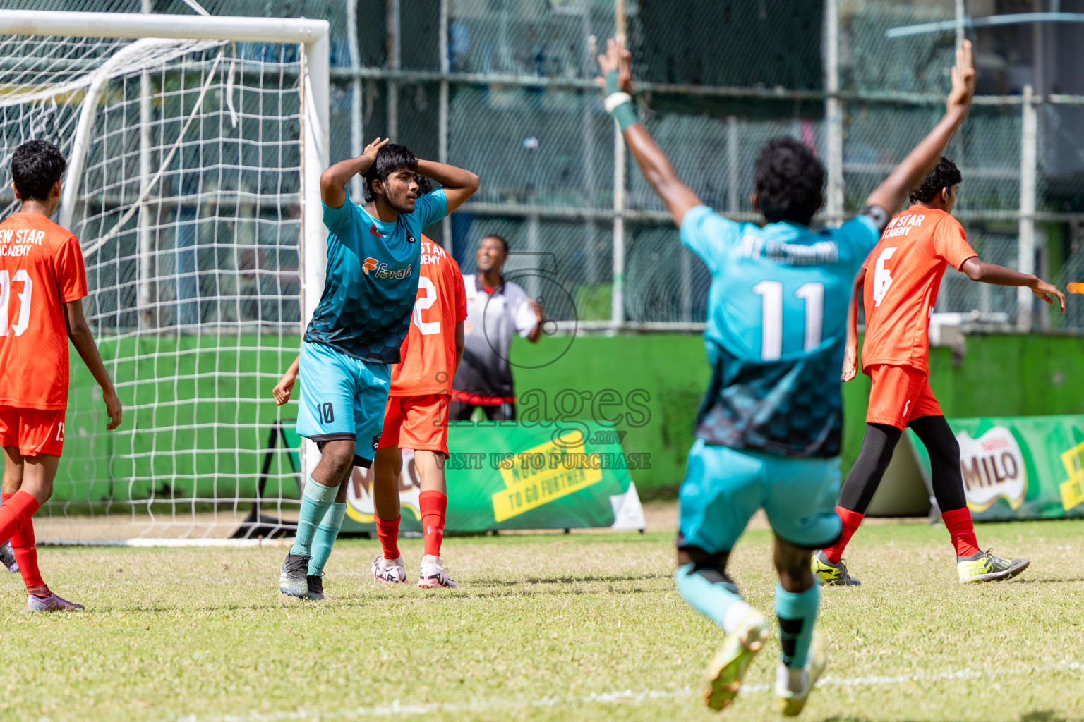 Day 4 of MILO Academy Championship 2024 (U-14) was held in Henveyru Stadium, Male', Maldives on Sunday, 3rd November 2024. 
Photos: Hassan Simah / Images.mv