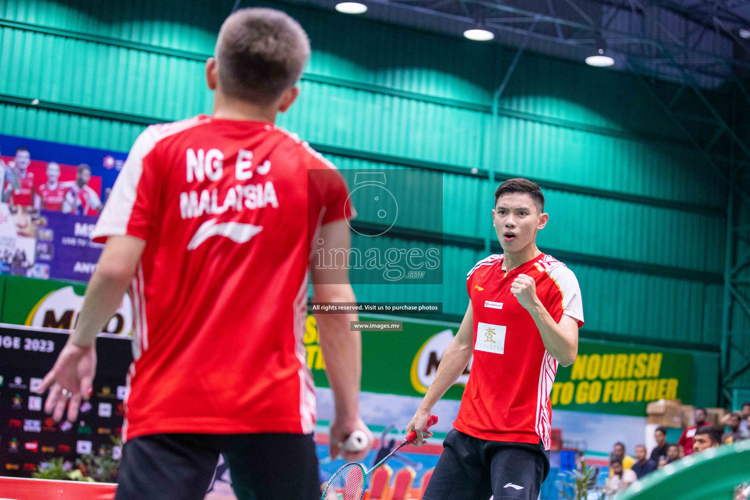 Finals of Li-Ning Maldives International Challenge 2023, was is held in Ekuveni Indoor Court, Male', Maldives on Saturday, 10th June 2023. Photos: Ismail Thoriq / images.mv