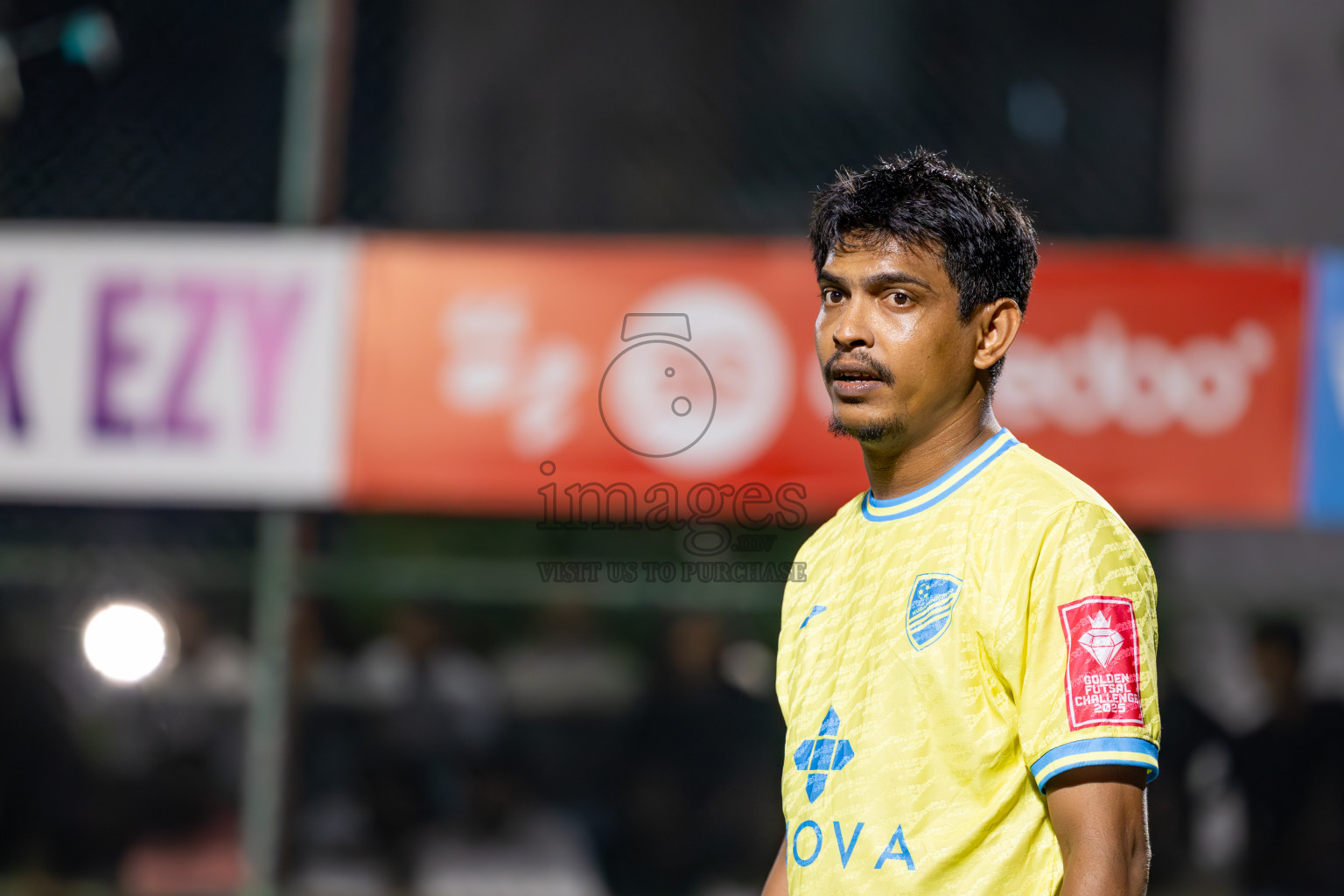 Dh Maaenboodhoo vs Dh Kudahuvadhoo in Dhaalu Atoll Finals in Day 25 of Golden Futsal Challenge 2025 was held on Wednesday , 28th January 2025, in Hulhumale', Maldives. Photos: Ismail Thoriq / images.mv