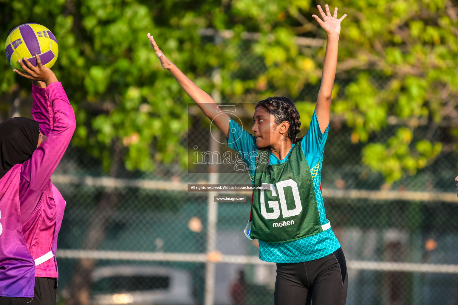 Day 11 of Junior Netball Championship 2022 held in Male', Maldives. Photos by Nausham Waheed