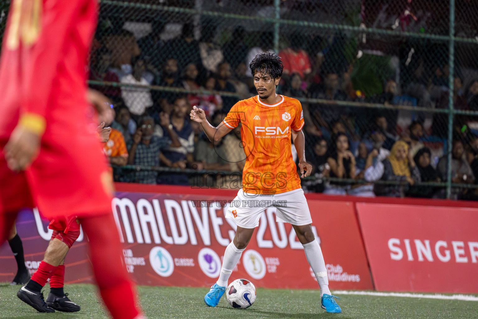 FSM vs Maldivian in Round of 16 of Club Maldives Cup 2024 held in Rehendi Futsal Ground, Hulhumale', Maldives on Monday, 7th October 2024. Photos: Ismail Thoriq / images.mv