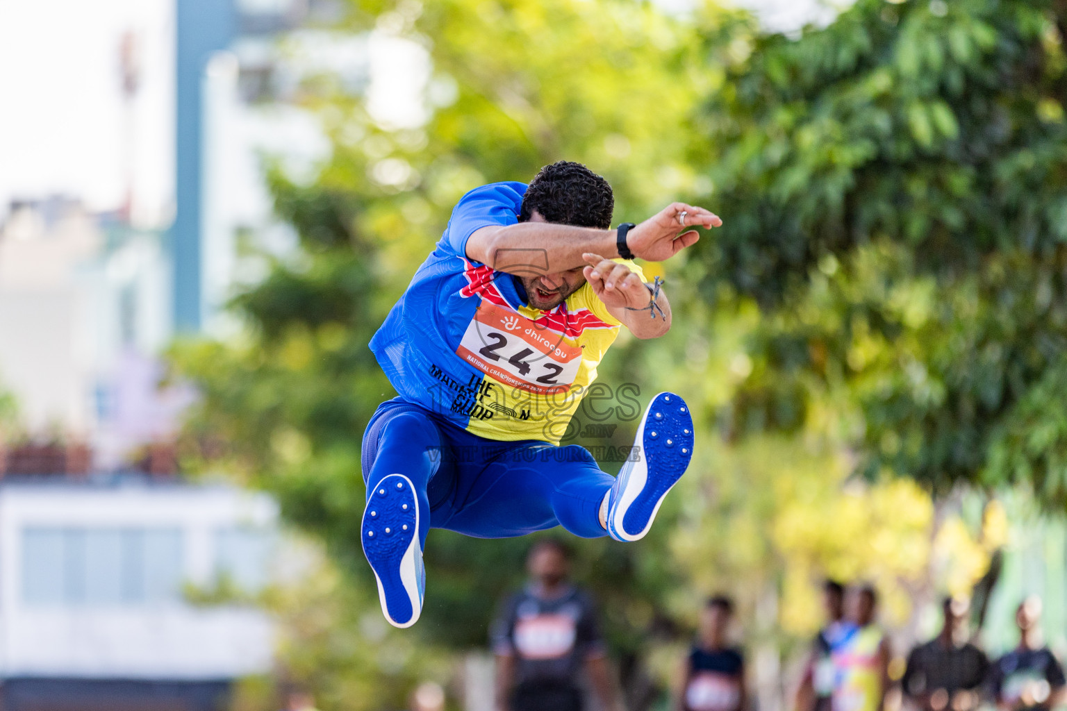 Day 1 of National Athletics Championship 2025 was held at Ekuveni Running Ground in Male', Maldives on Thursday, 14th August 2025. Photos: Areef Adam / images.mv