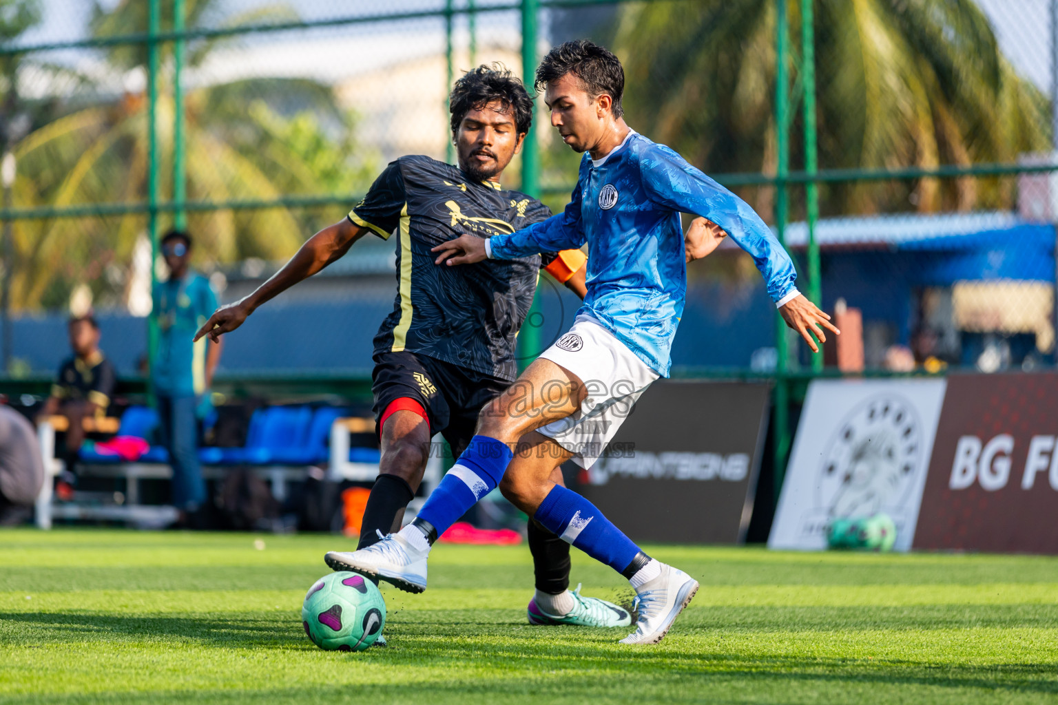 RDL vs Holiday SC in Day 4 of BG Futsal Challenge 2024 was held on Friday, 15th March 2024, in Male', Maldives Photos: Nausham Waheed / images.mv