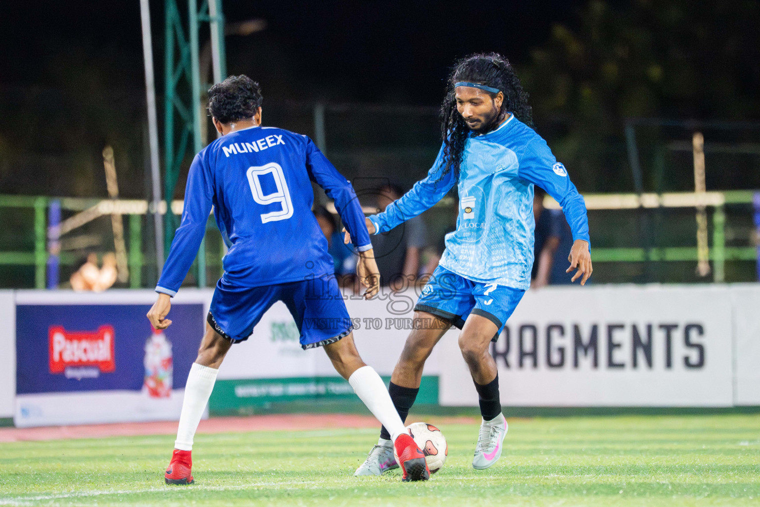 Foemathi VS Laamu Blues in Day 3 - Fonadhoo Youth Futsal Challenge 2025 held in Fonadhoo Futsal Stadium, L. Fonadhoo, Maldives on Tuesdat, 28th October 2025 Photos: Arif Rasheed / images.mv